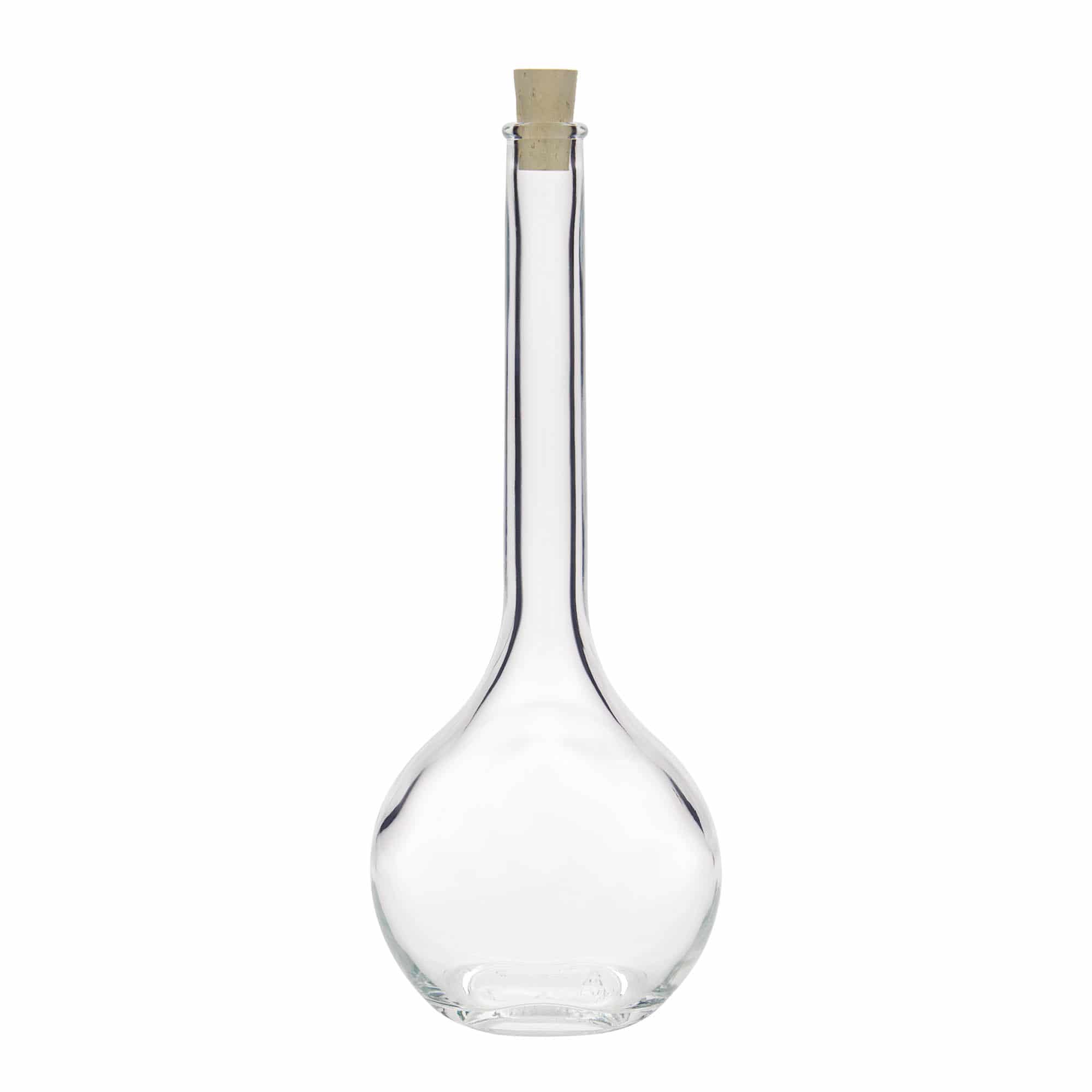 Γυάλινο μπουκάλι 'Contessa' 500 ml, οβάλ, στόμιο: φελλός