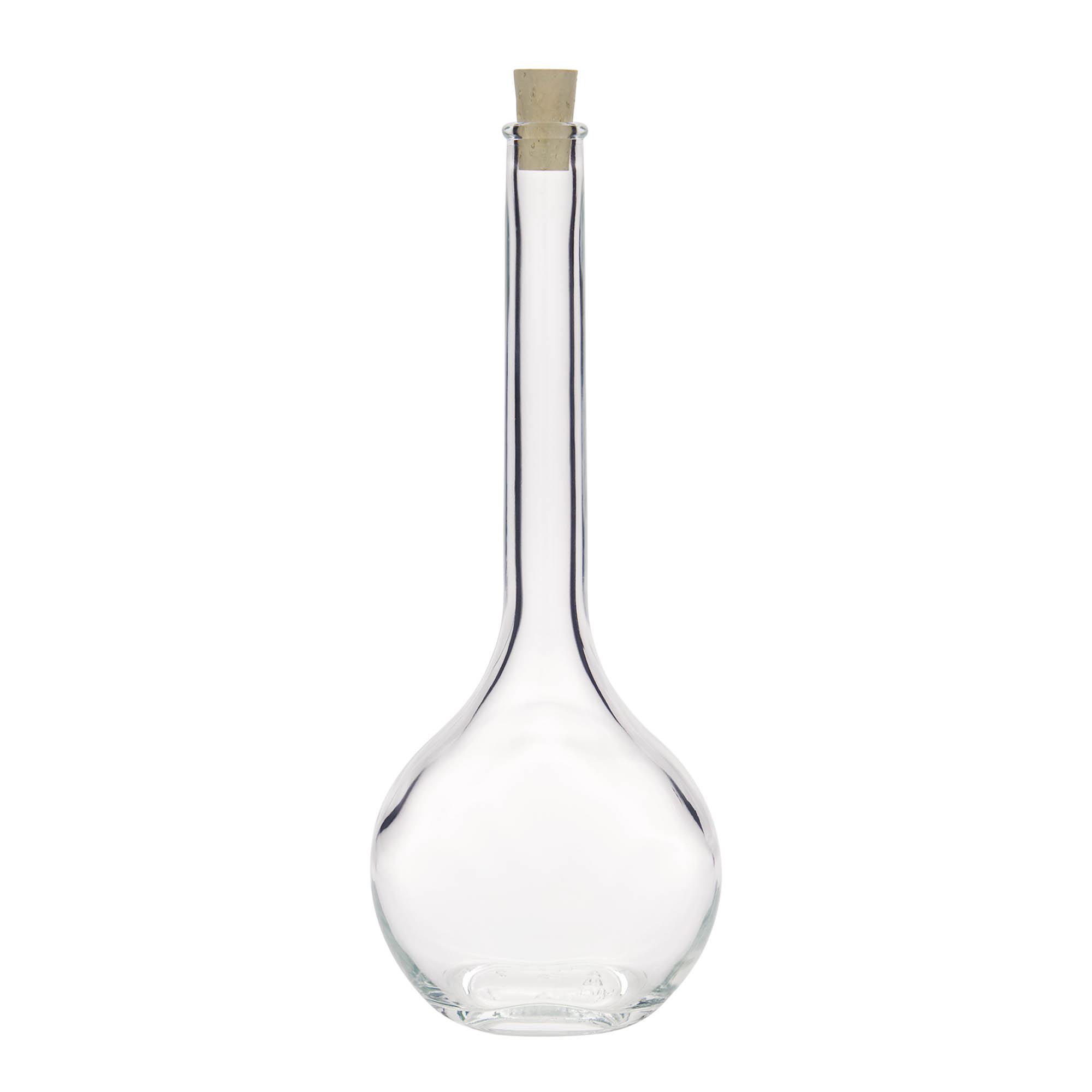 Γυάλινο μπουκάλι 'Contessa' 500 ml, οβάλ, στόμιο: φελλός
