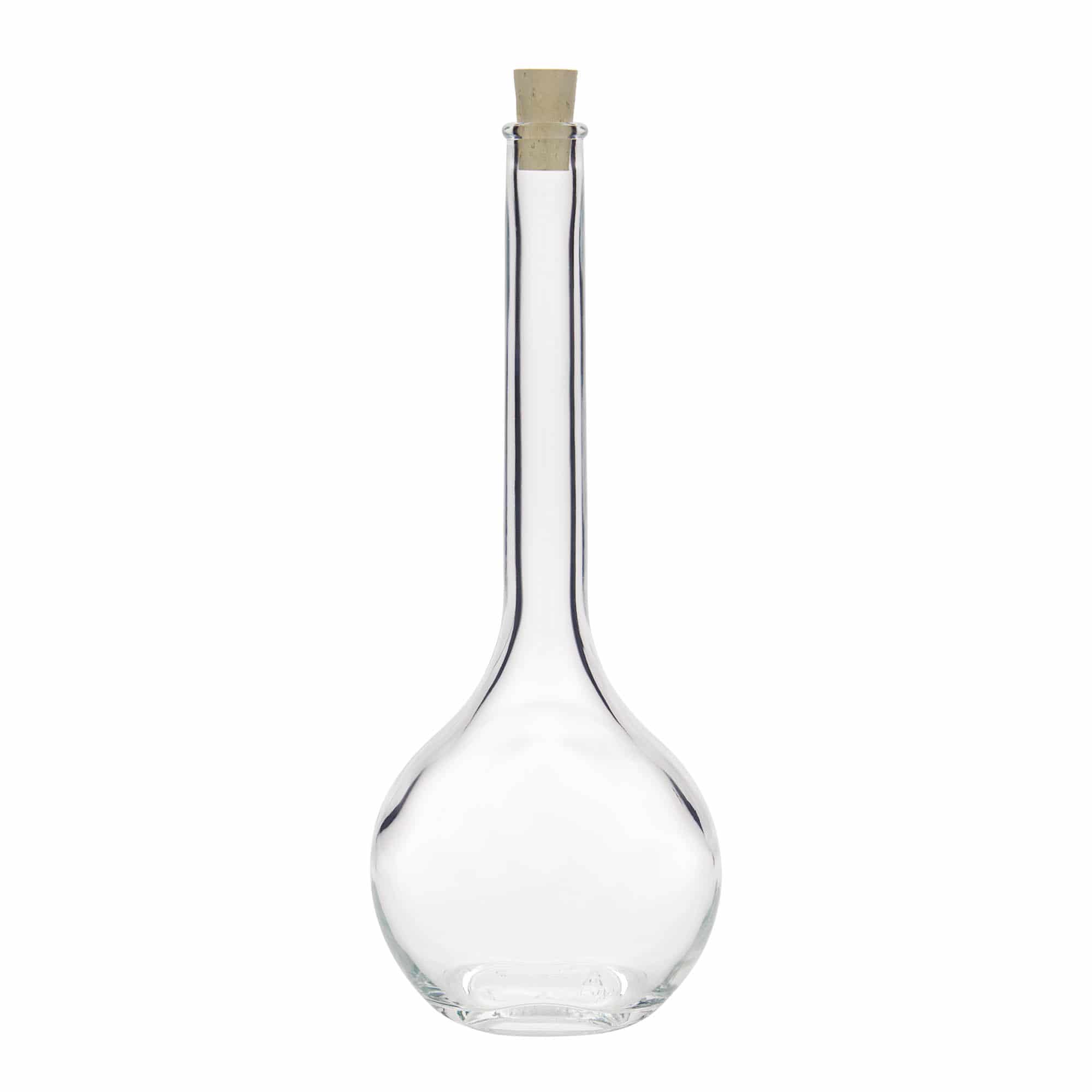 Γυάλινο μπουκάλι 'Contessa' 500 ml, οβάλ, στόμιο: φελλός