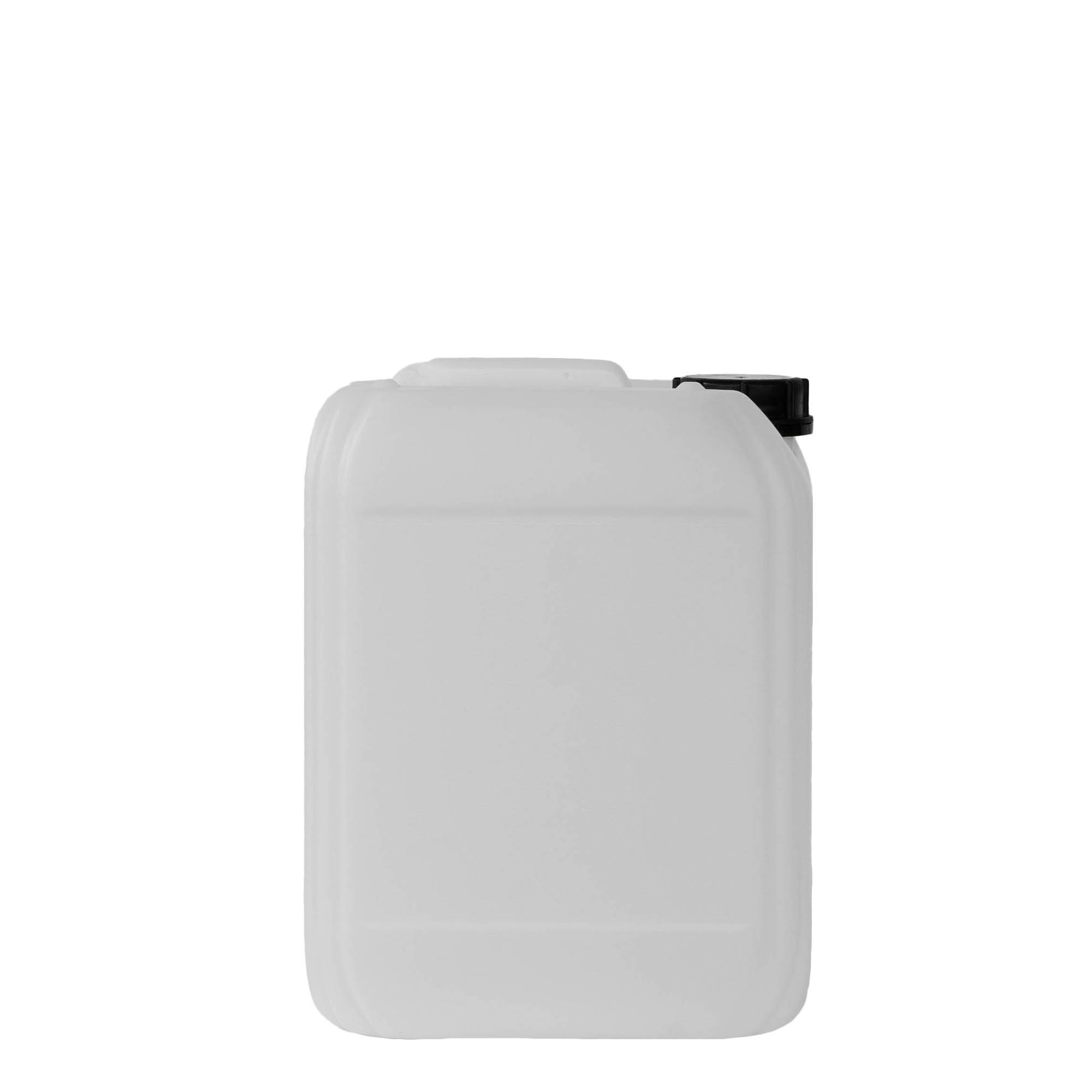 Μπιτόνι 10 l, ορθογώνιο, πλαστικό HDPE, φυσικό χρώμα, στόμιο: ND 55