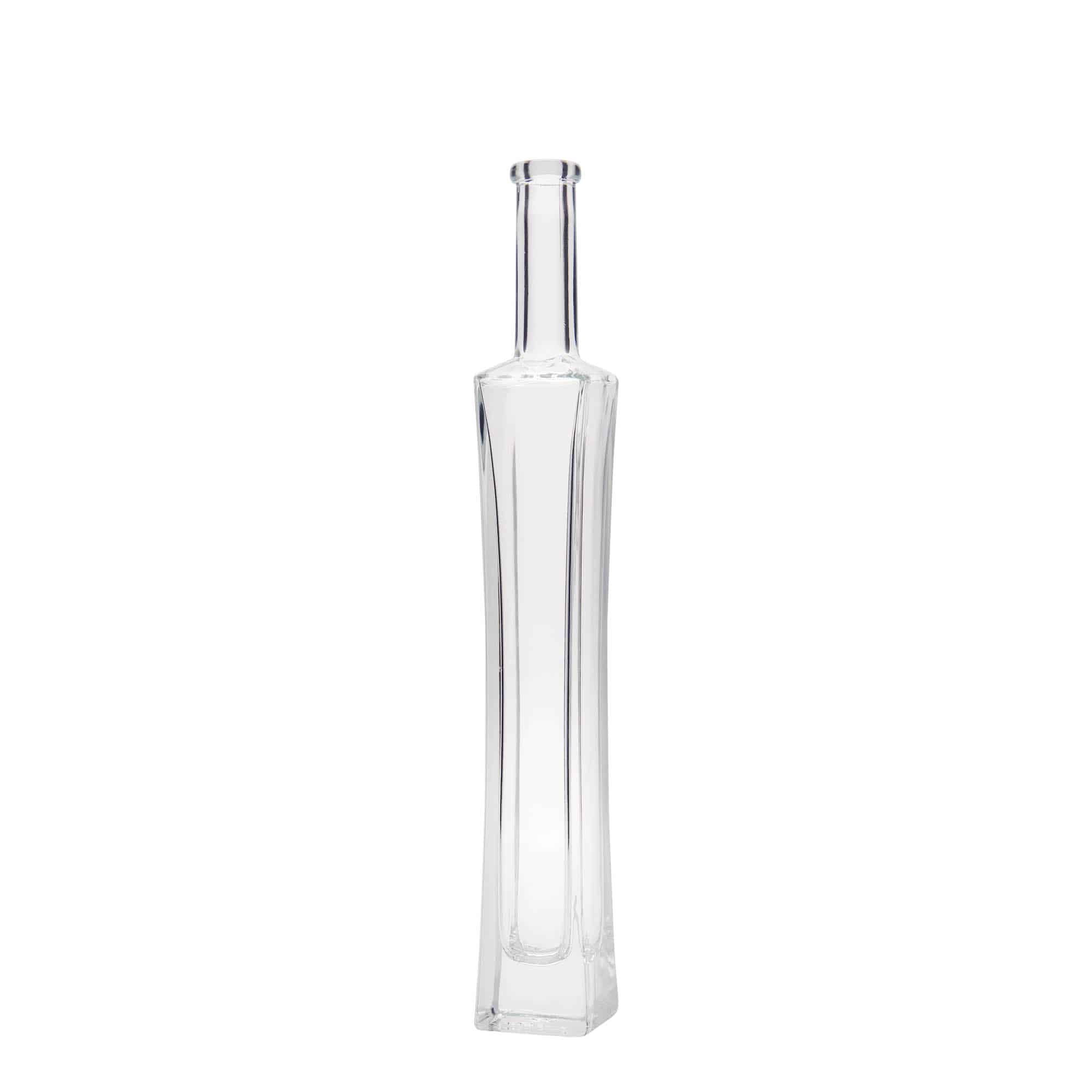 Γυάλινο μπουκάλι 'Koko' 100 ml, τετράγωνο, στόμιο: φελλός