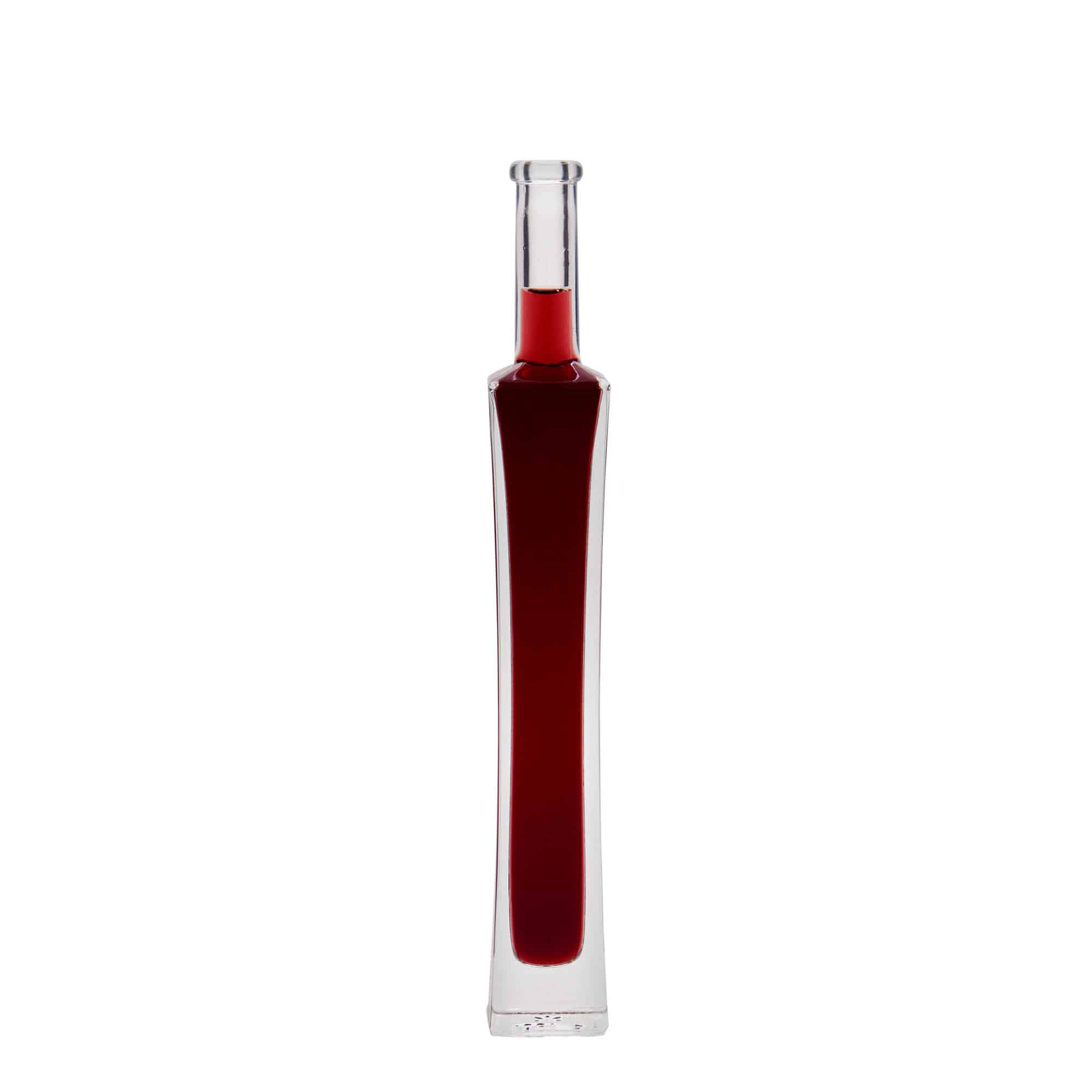 Γυάλινο μπουκάλι 'Koko' 100 ml, τετράγωνο, στόμιο: φελλός