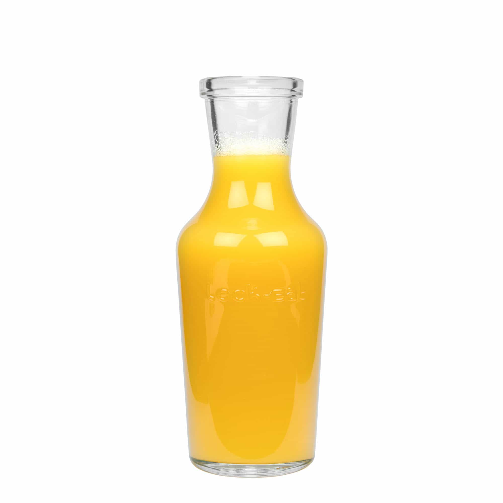 Γυάλινη καράφα 'Lock-Eat' 1.000 ml, στόμιο: καπάκι με κλιπ