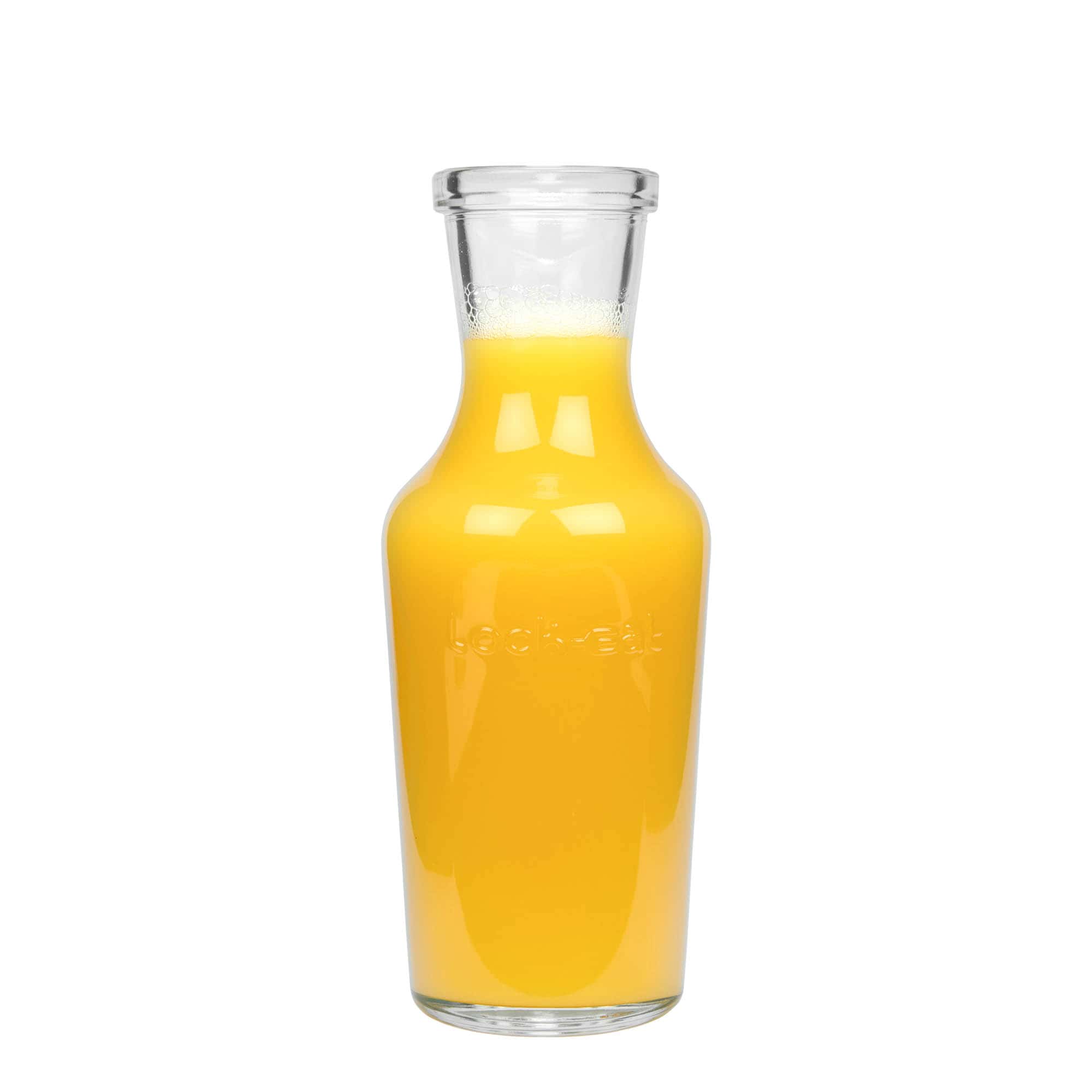 Γυάλινη καράφα 'Lock-Eat' 1.000 ml, στόμιο: καπάκι με κλιπ