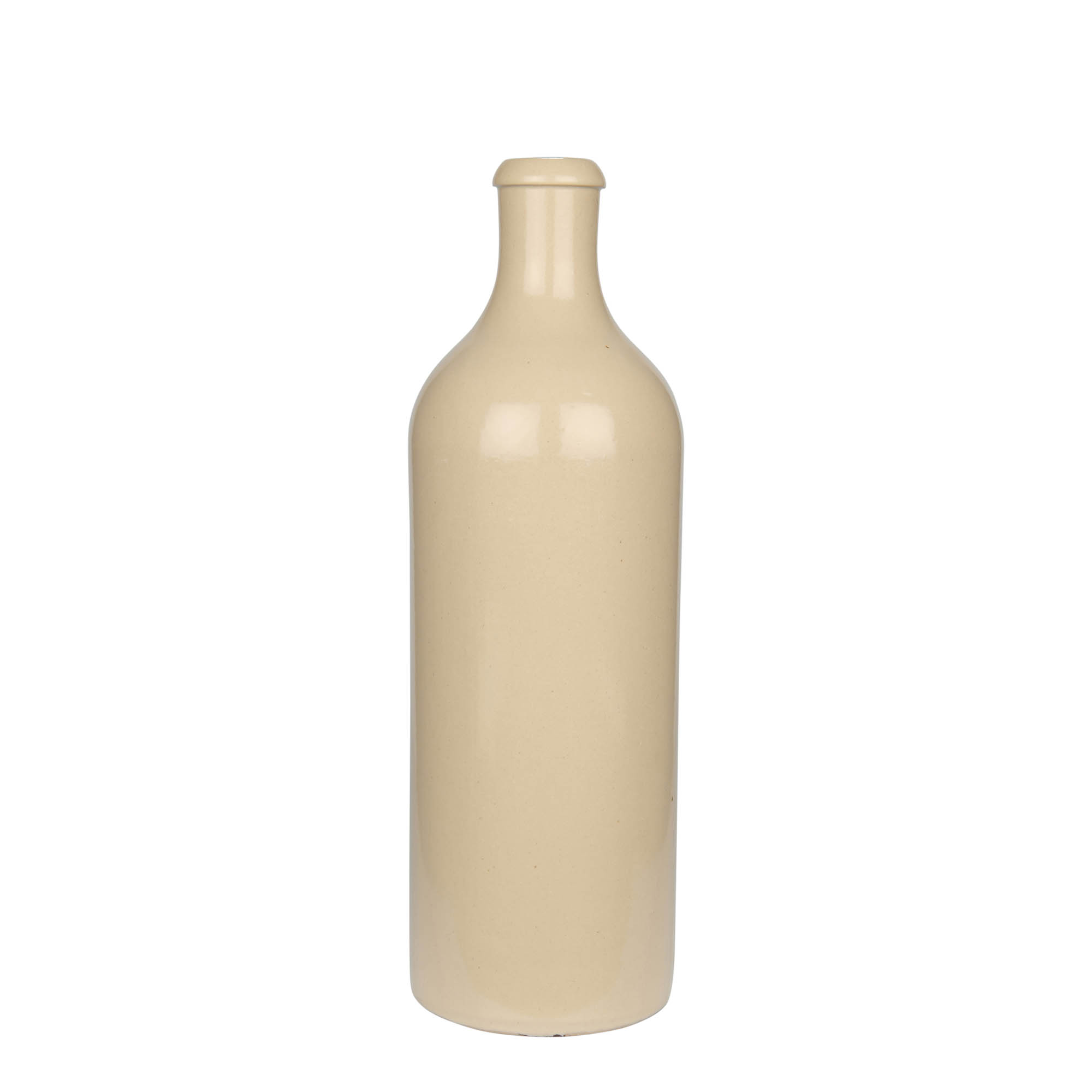 Κεραμικό μπουκάλι 750 ml, κεραμικό, μπεζ, στόμιο: φελλός Κεραμικό μπουκάλι 750 ml, κεραμικό, μπεζ, στόμιο: φελλός
