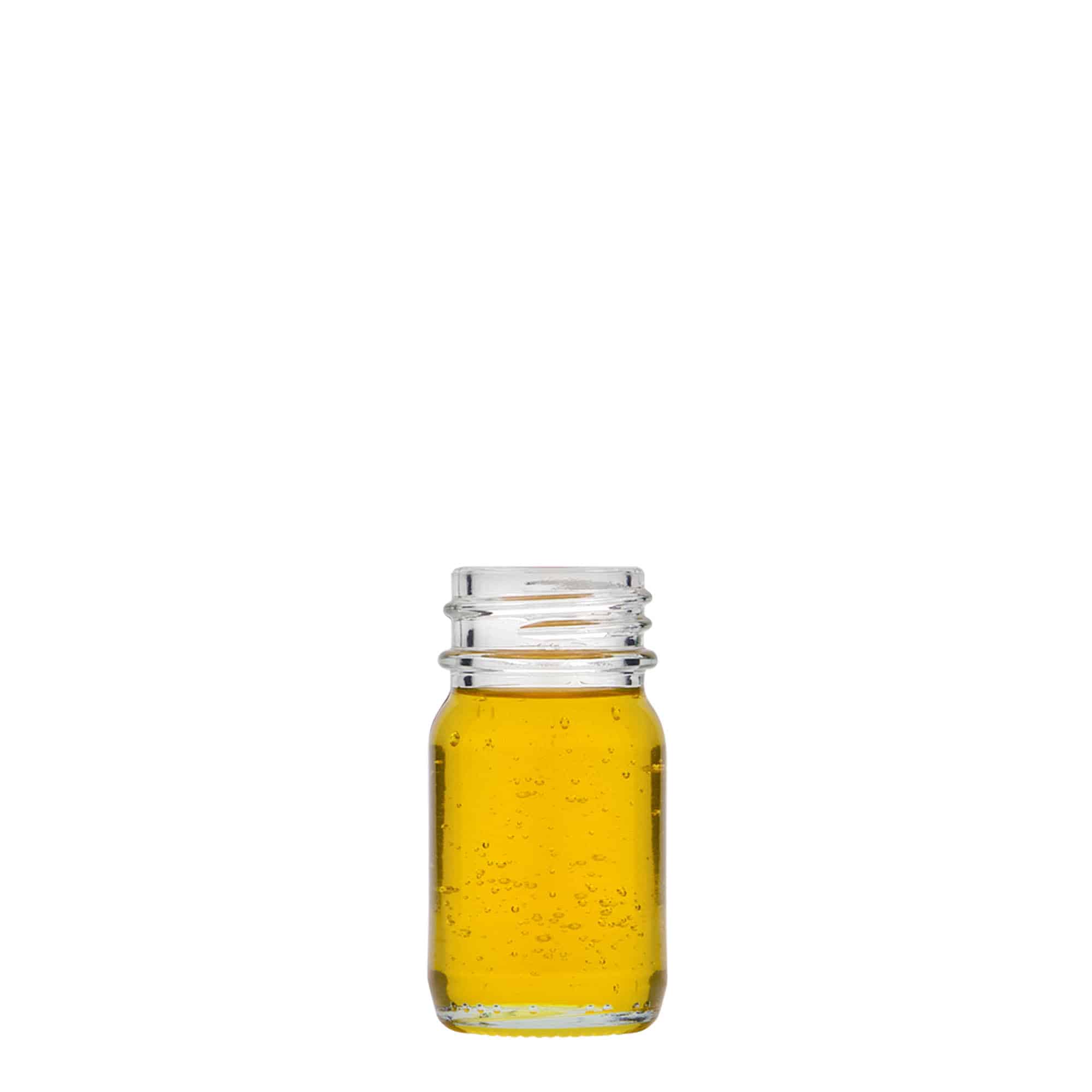 30 ml γυάλινο βάζο με φαρδύ λαιμό, στόμιο: DIN 32
