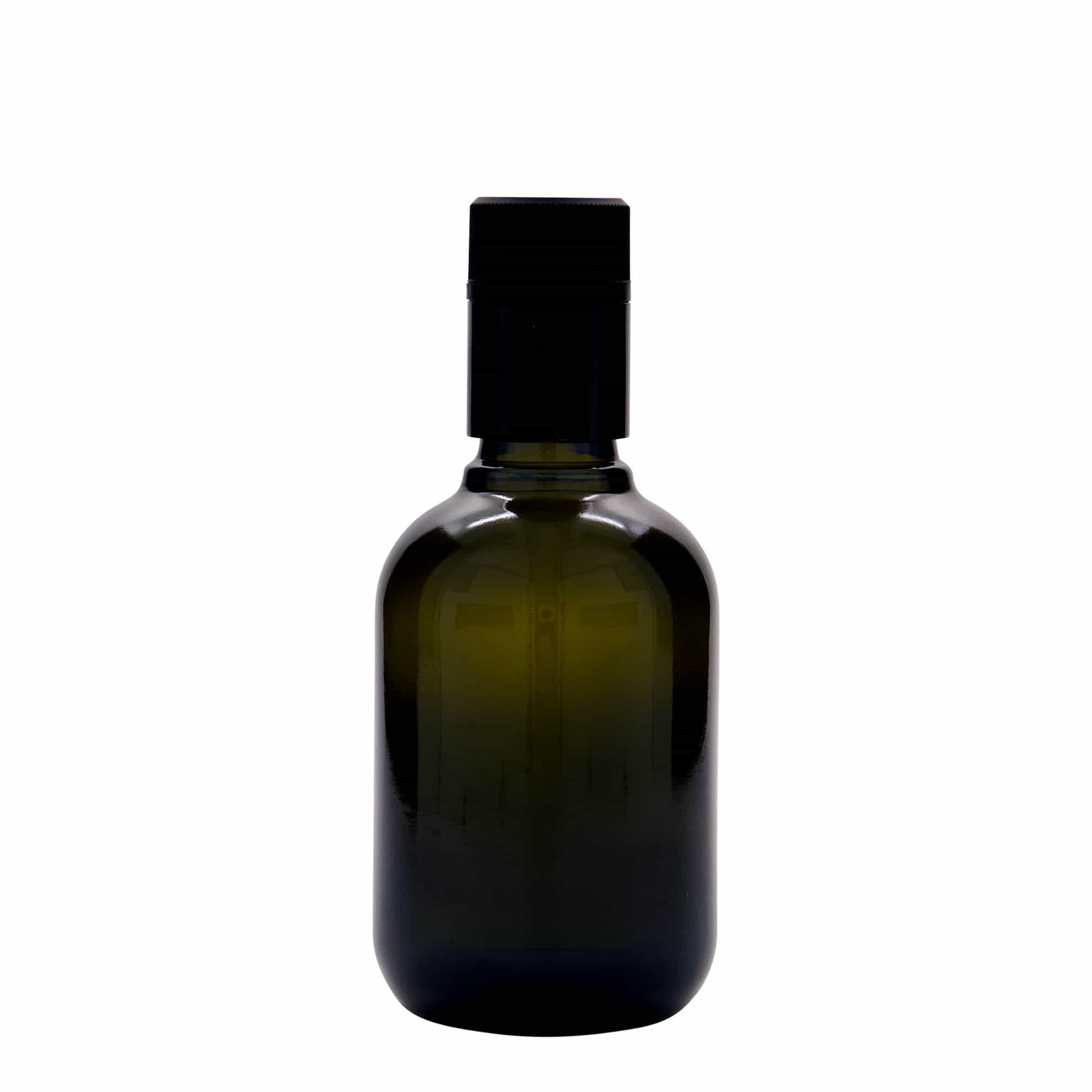 Μπουκάλι για ξίδι/λάδι 'Biolio' 250 ml, γυάλινο, πράσινο αντικέ, στόμιο: DOP
