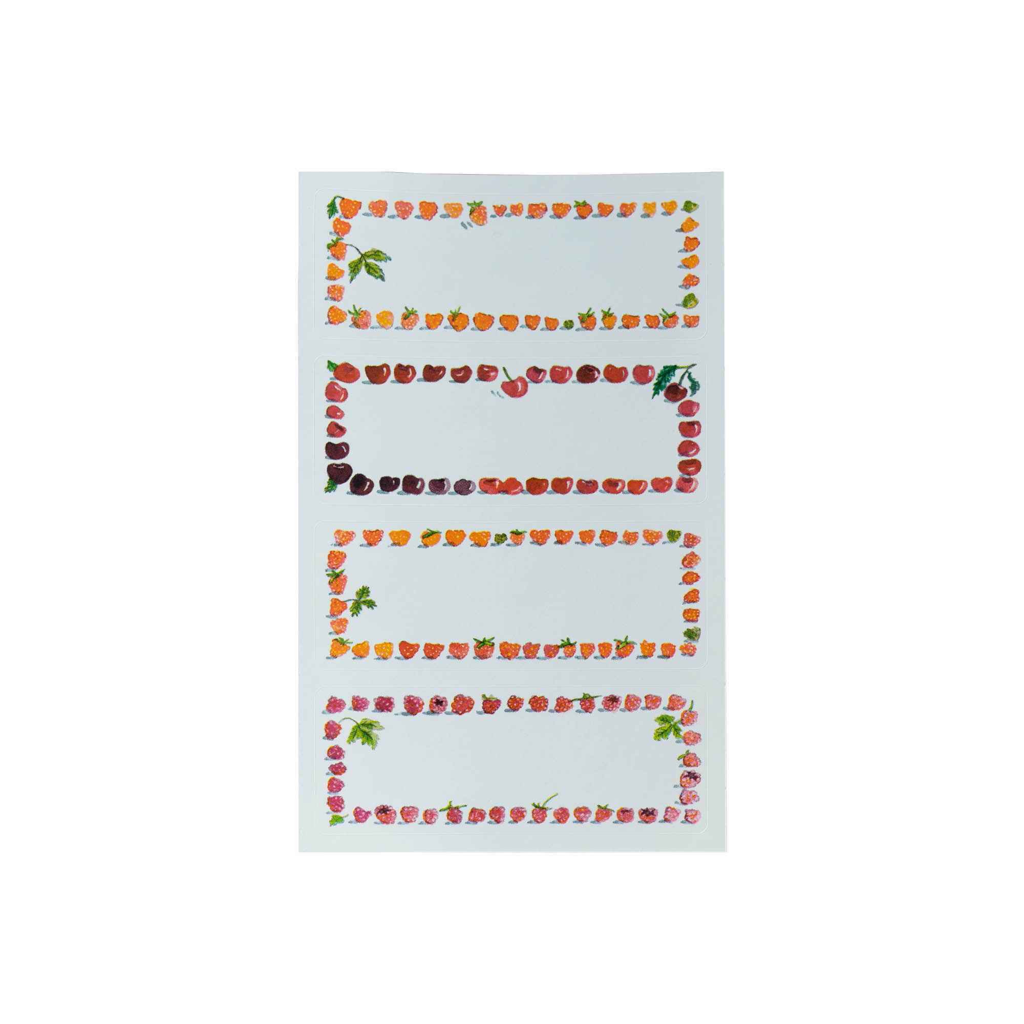 Ετικέτες Zweckform 'Πλαίσια με φρούτα', ορθογώνιες, χάρτινες, πολύχρωμες Ετικέτες Zweckform 'Πλαίσια με φρούτα', ορθογώνιες, χάρτινες, πολύχρωμες
