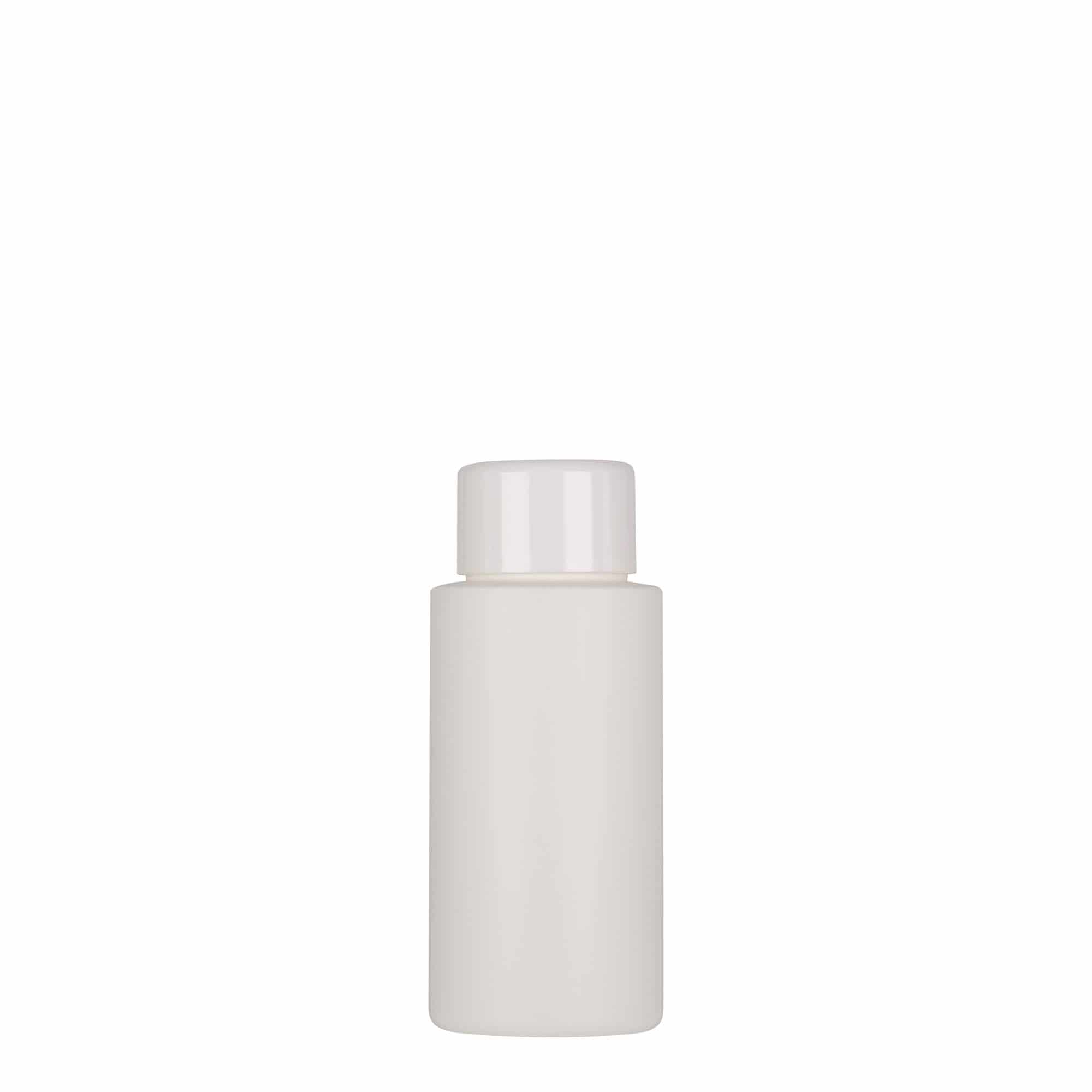 Πλαστικό μπουκάλι 'Pipe' 50 ml, HDPE, λευκό, στόμιο: GPI 24/410