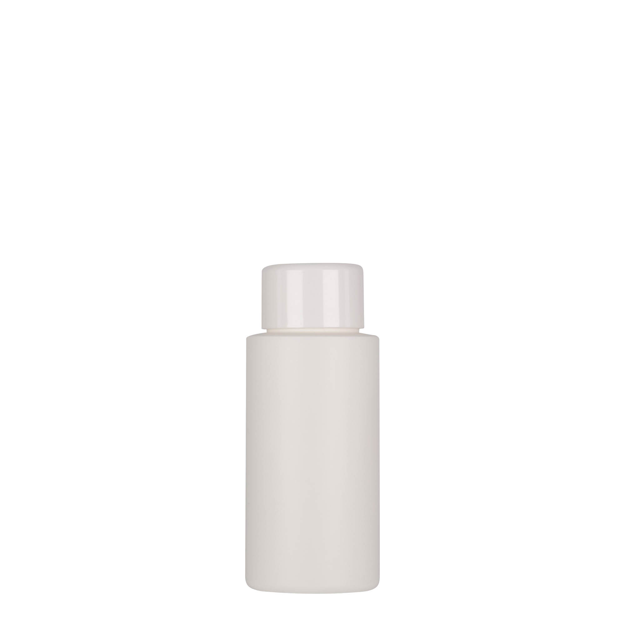 50 ml πλαστικό μπουκάλι 'Pipe', HDPE, λευκό, στόμιο: 24/410