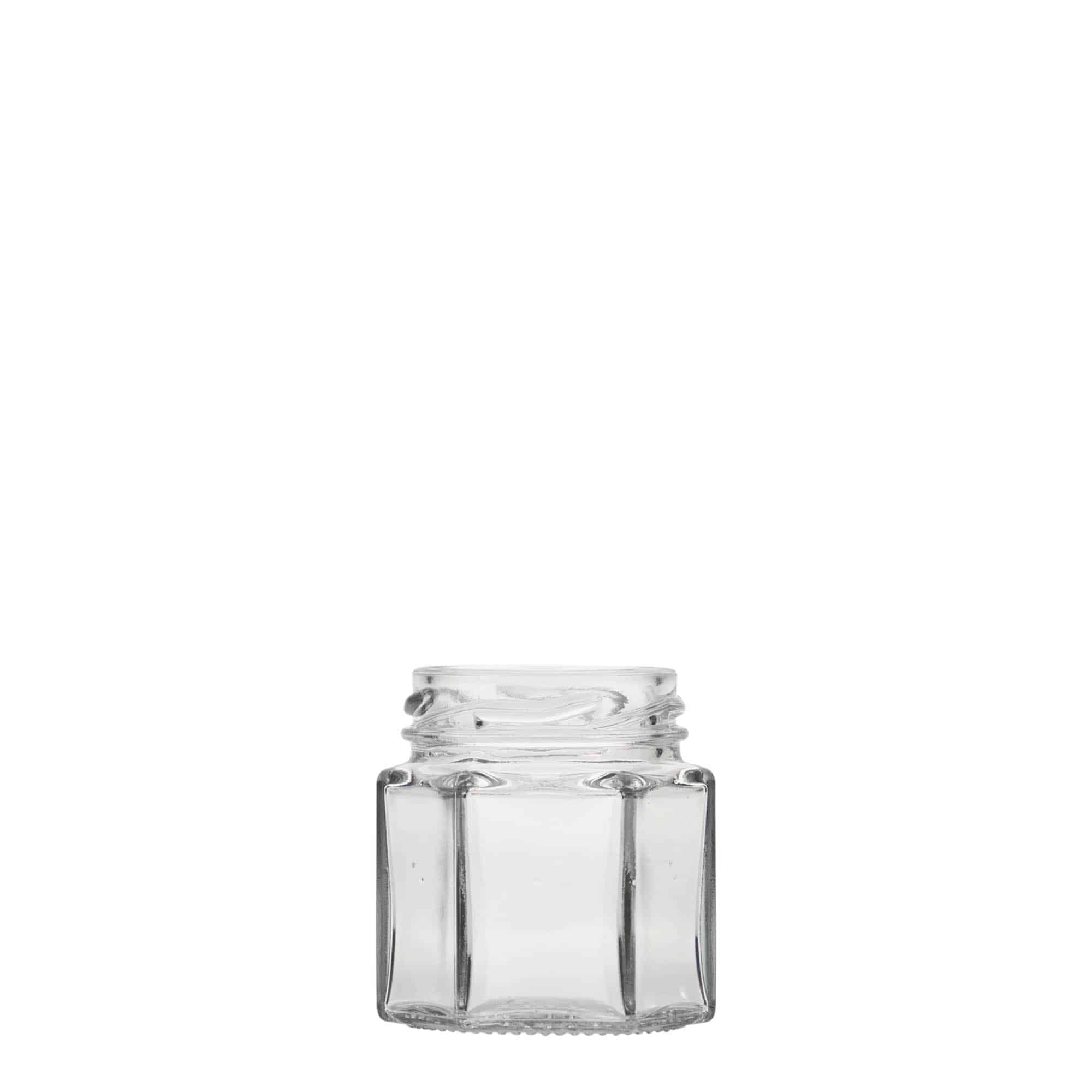 Εξάγωνο βάζο 47 ml, στόμιο: twist-off (TO 43) Εξάγωνο βάζο 47 ml, στόμιο: twist-off (TO 43)