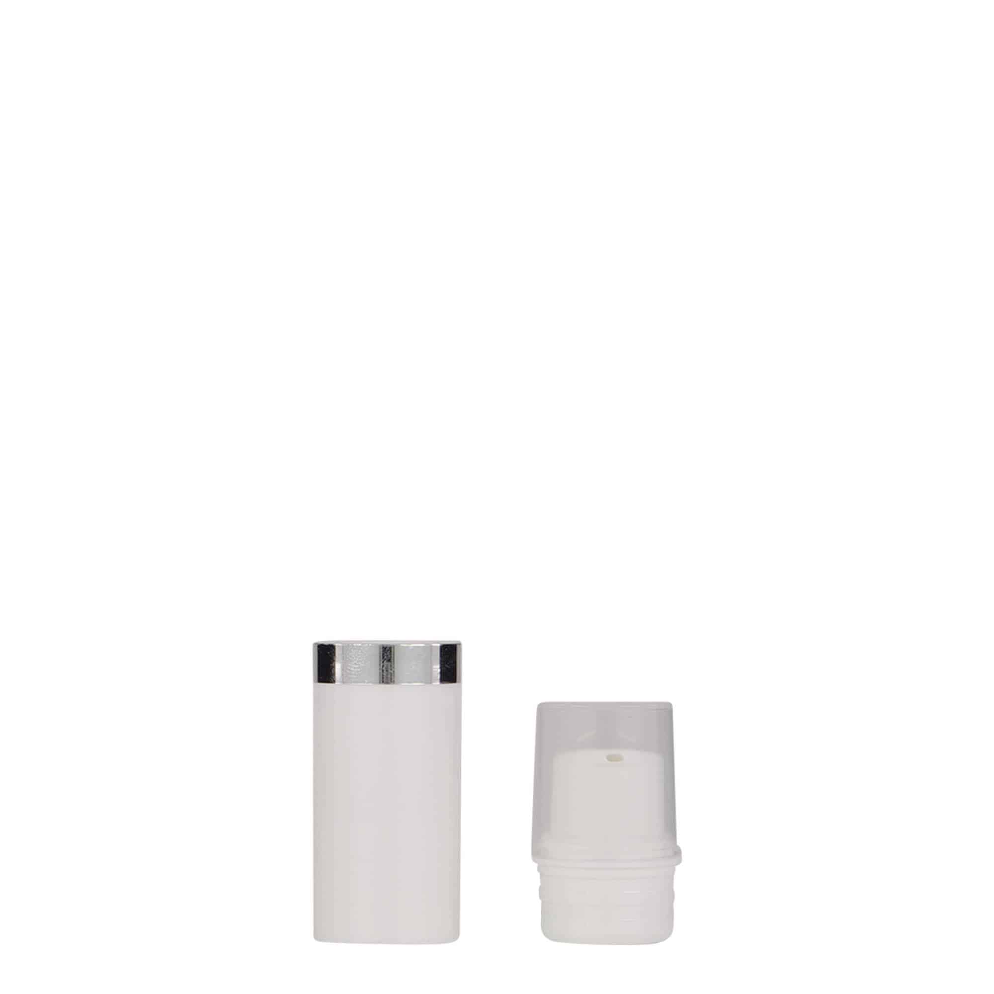 Airless Dispenser 'Nano' 5 ml, πλαστικό PP, λευκό