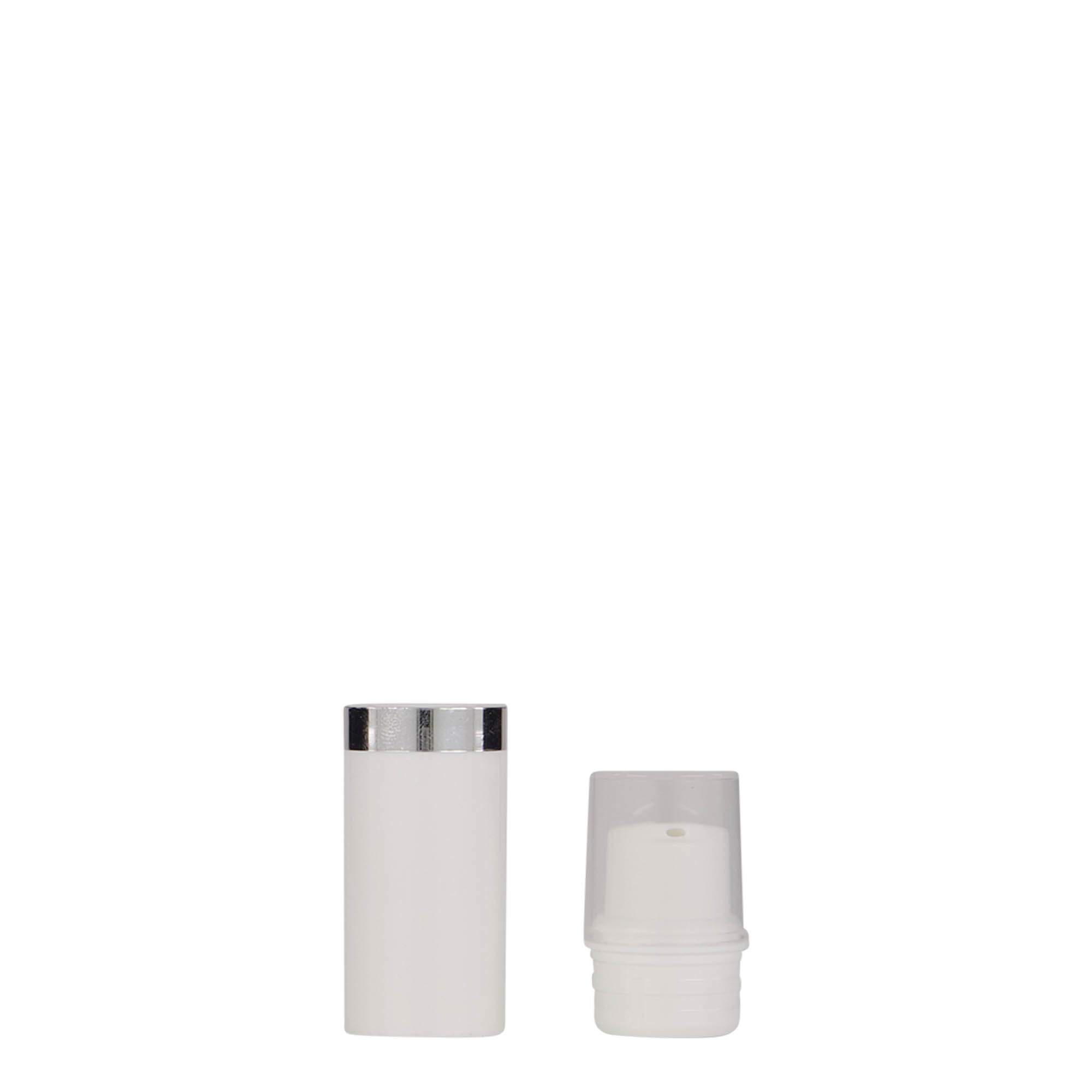 Airless Dispenser 'Nano' 5 ml, πλαστικό PP, λευκό