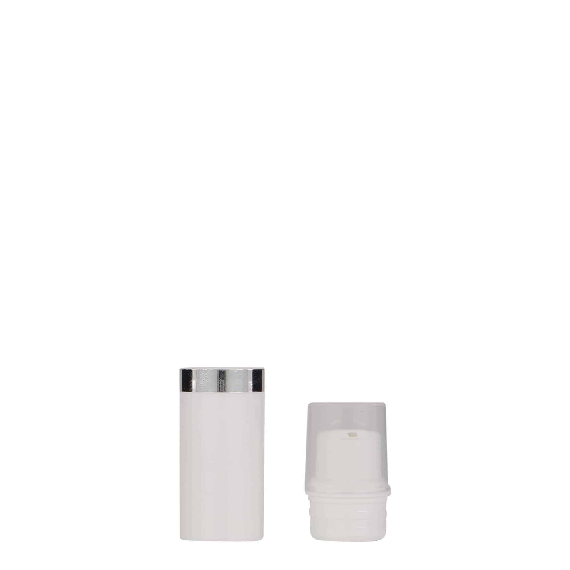 Airless Dispenser 'Nano' 5 ml, πλαστικό PP, λευκό
