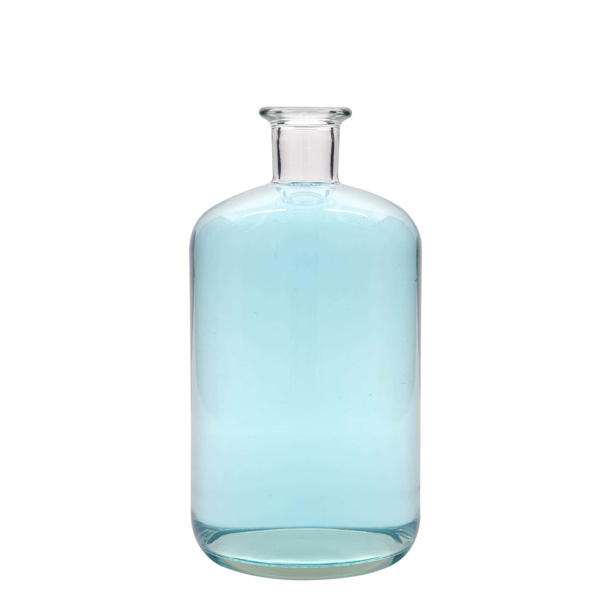Γυάλινο μπουκάλι φαρμακείου 1.500 ml, στόμιο: φελλός