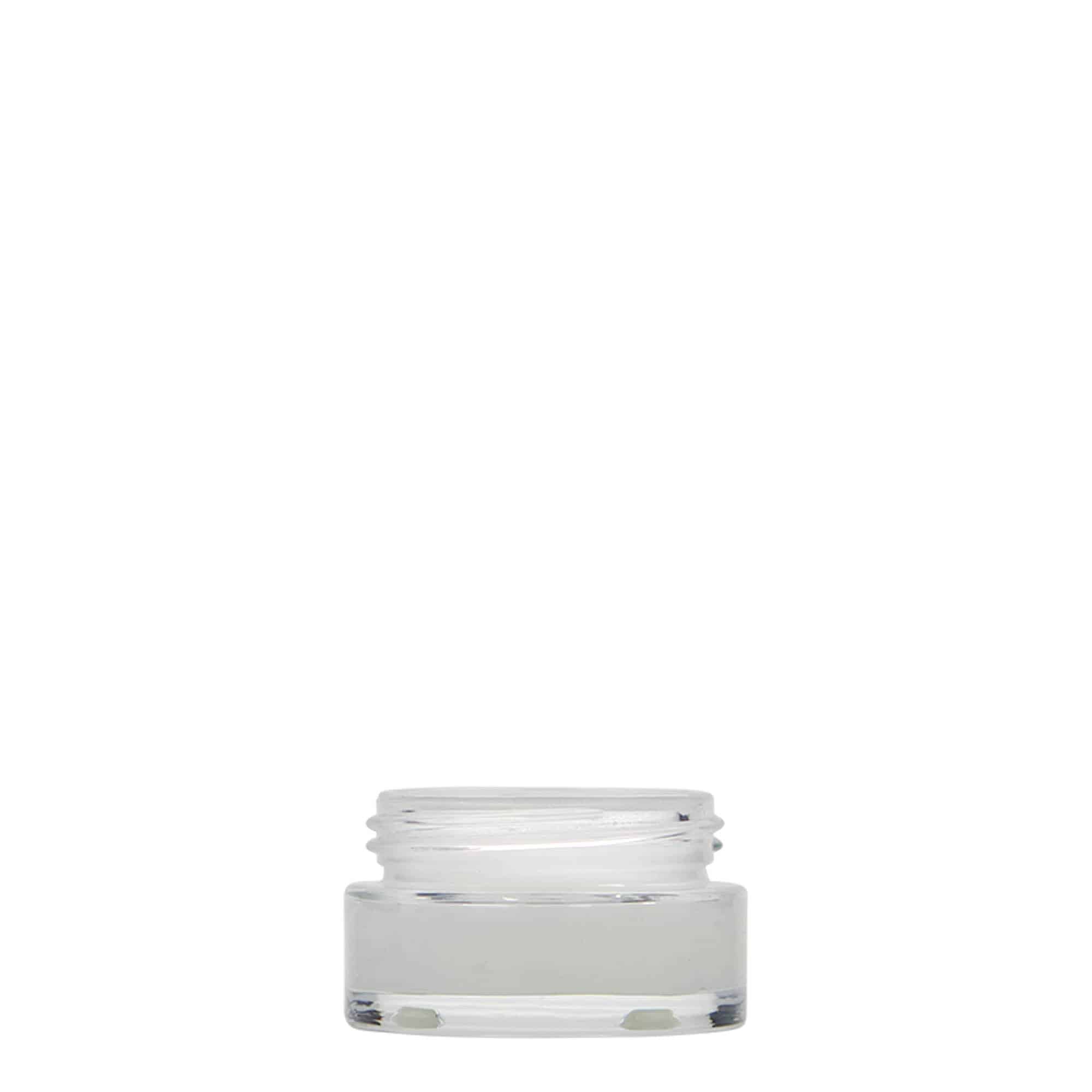 15 ml βαζάκι 'Clear Edition', γυαλί, στόμιο: βιδωτό καπάκι