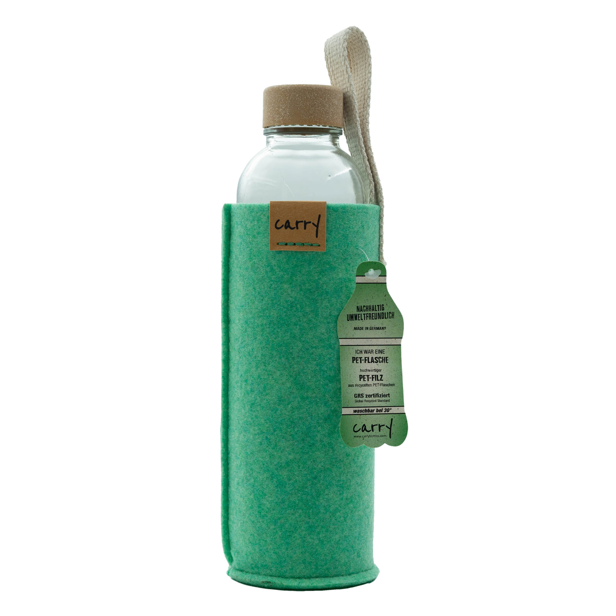 Θήκη 'CARRY Sleeve', υφασμάτινη, πράσινη της μέντας Θήκη 'CARRY Sleeve', υφασμάτινη, πράσινη της μέντας