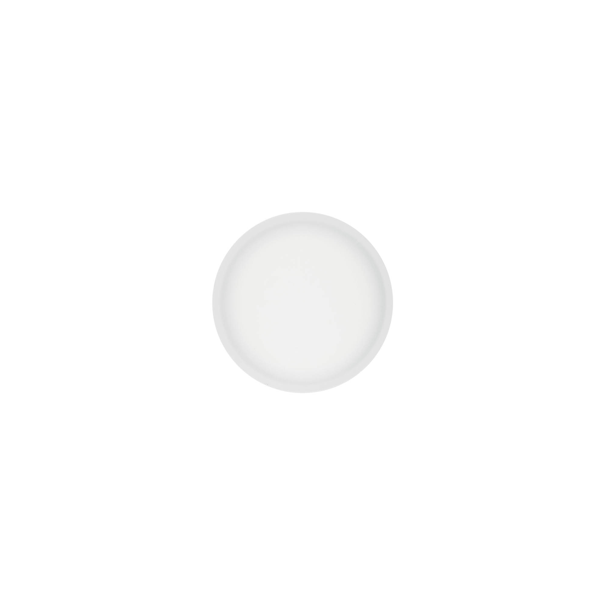 Βιδωτό πώμα 'Clear/Platin Edition', πλαστικό PP, λευκό, για στόμιο: 45/2P