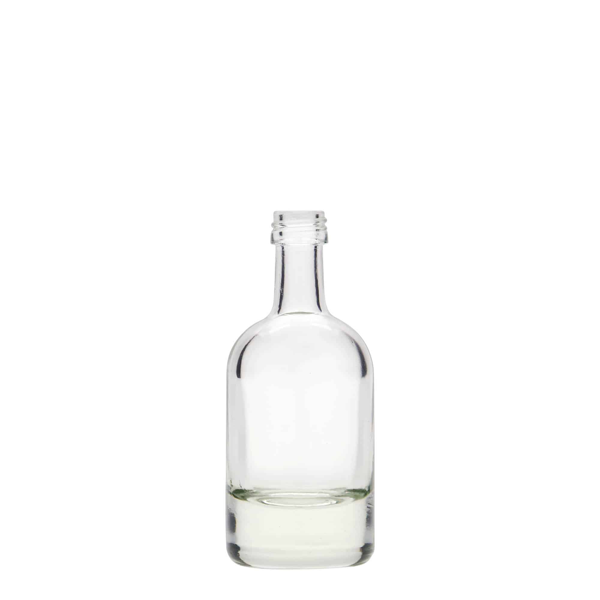Γυάλινο μπουκάλι 'Linea Uno' 50 ml, στόμιο: PP 18 Γυάλινο μπουκάλι 'Linea Uno' 50 ml, στόμιο: PP 18