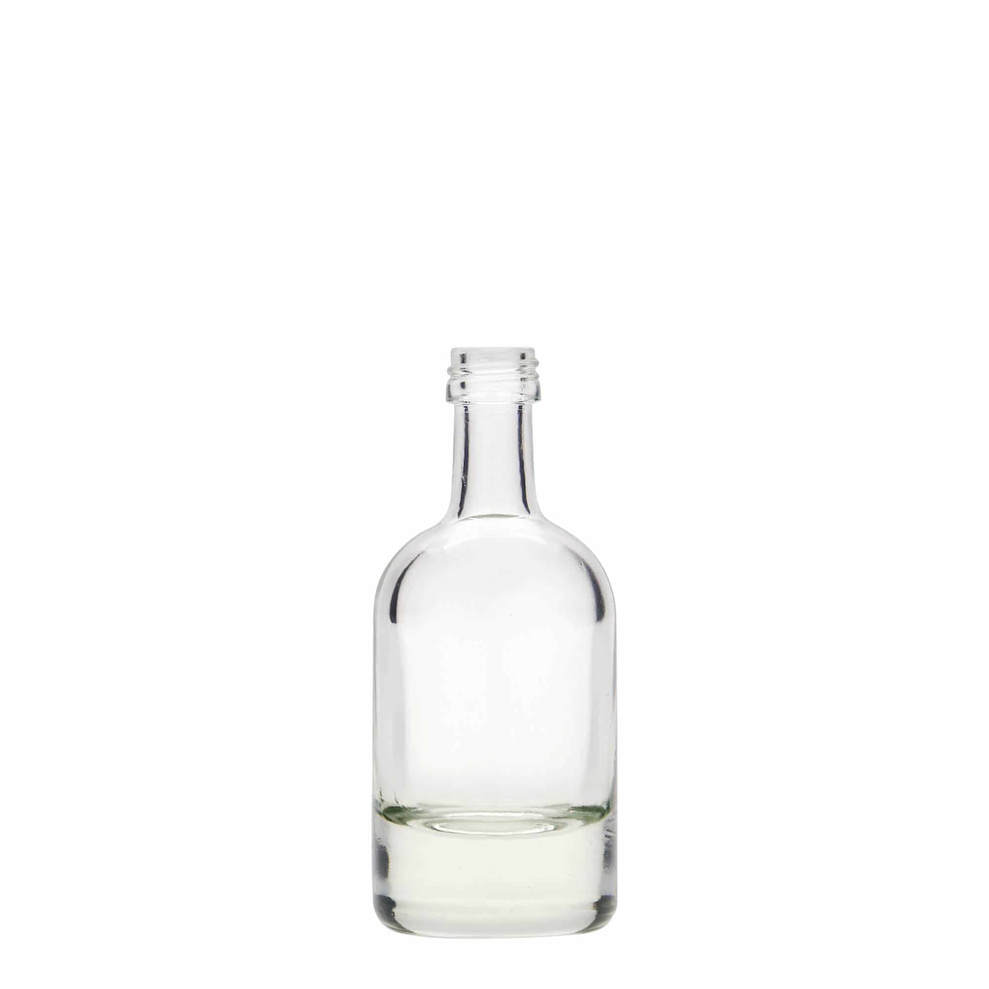 Γυάλινο μπουκάλι 'Linea Uno' 50 ml, στόμιο: PP 18