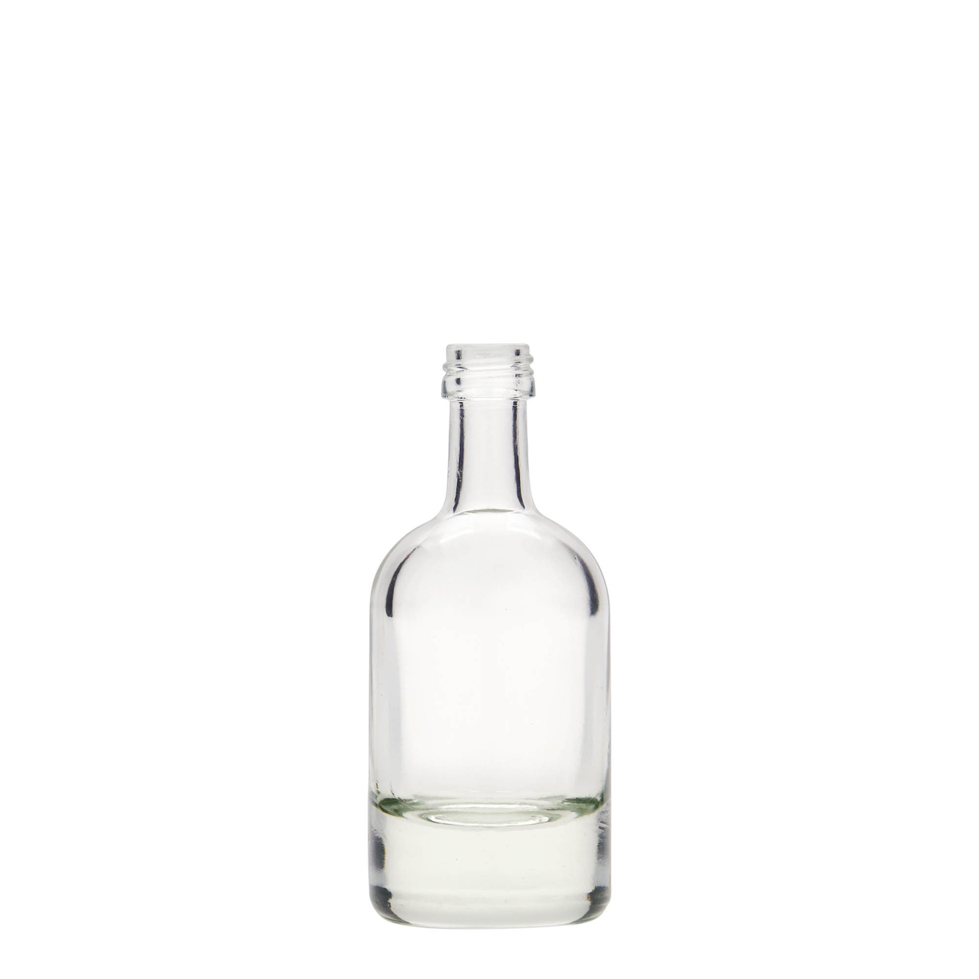 Γυάλινο μπουκάλι 'Linea Uno' 50 ml, στόμιο: PP 18 Γυάλινο μπουκάλι 'Linea Uno' 50 ml, στόμιο: PP 18