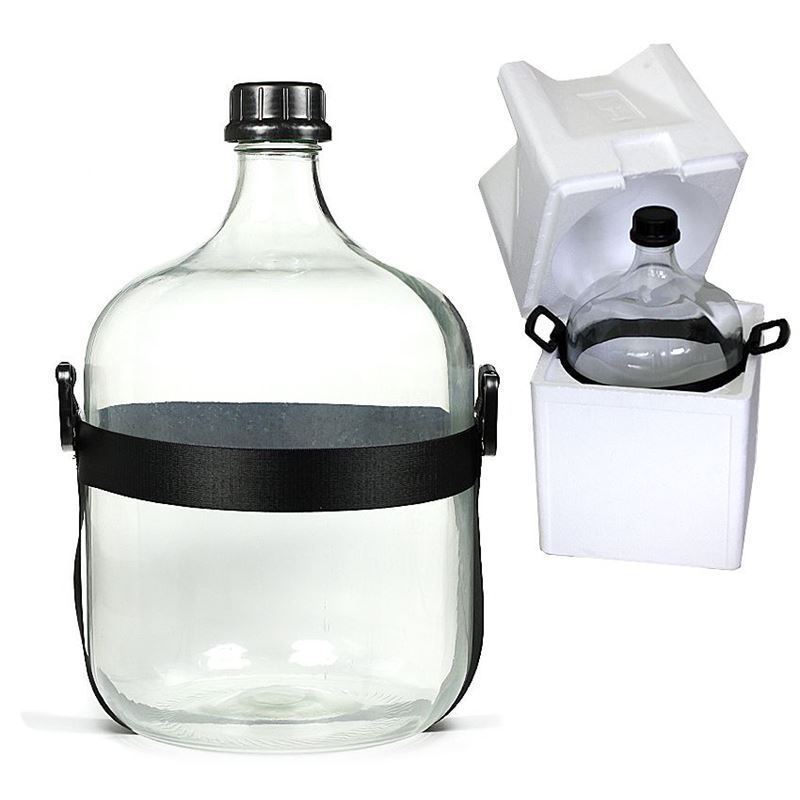 Νταμιτζάνα 25 l High End, γυάλινη, στόμιο: βιδωτό πώμα Νταμιτζάνα 25 l High End, γυάλινη, στόμιο: βιδωτό πώμα