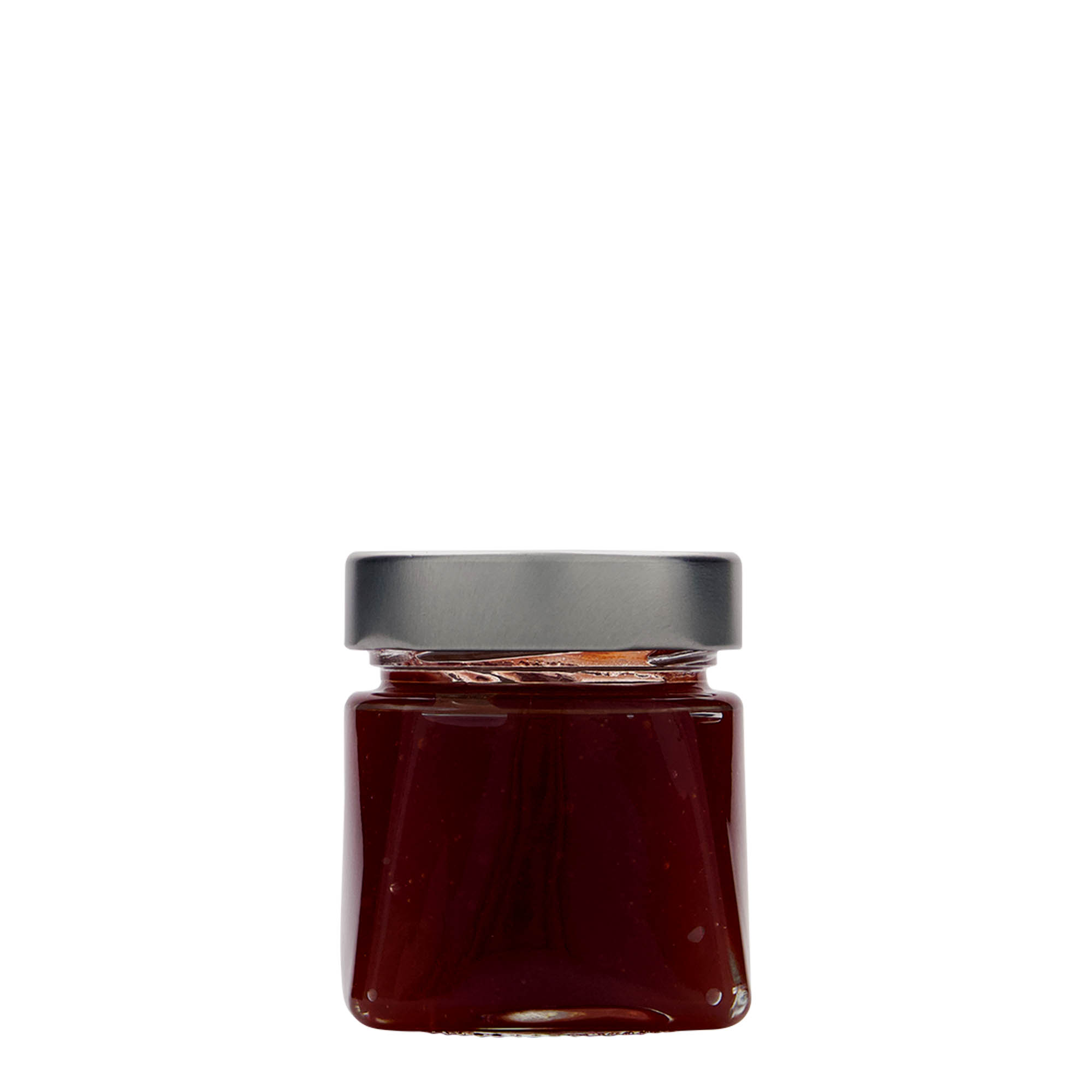 Τετράγωνο βάζο 'Luxor' 106 ml, στόμιο: deep twist-off (DTO 58)