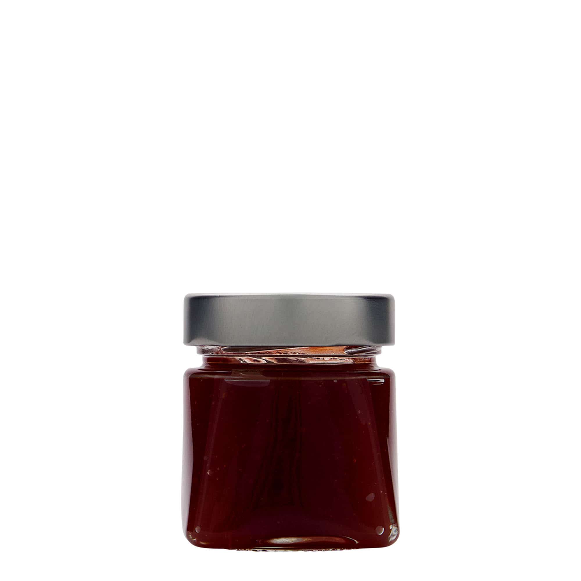 Τετράγωνο βάζο 'Luxor' 106 ml, στόμιο: deep twist-off (DTO 58)