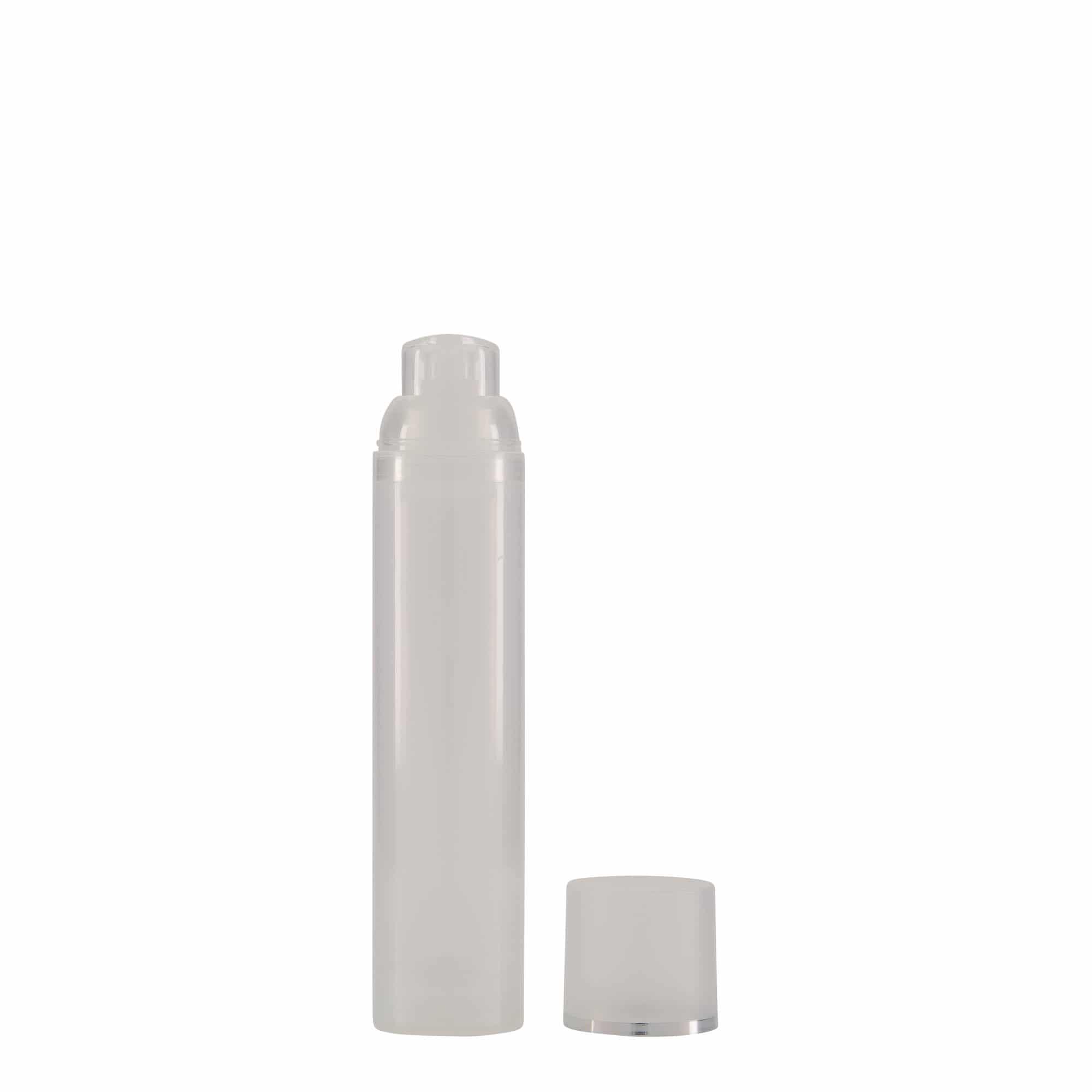 Airless Dispenser 'Mezzo' 100 ml, πλαστικό PP, φυσικό χρώμα