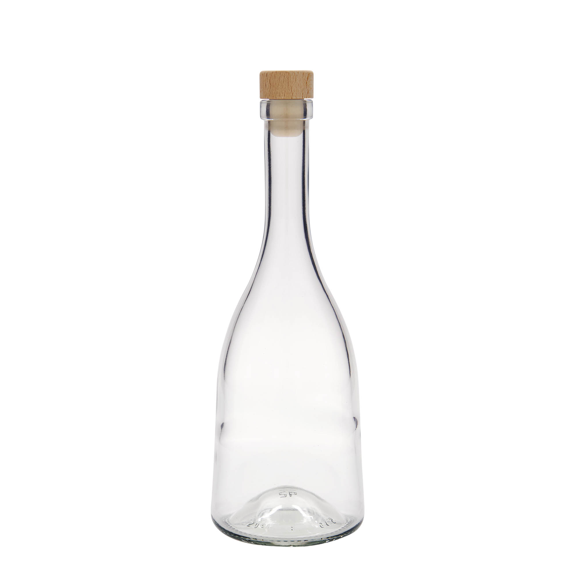 Γυάλινο μπουκάλι 'Rustica' 500 ml, στόμιο: φελλός