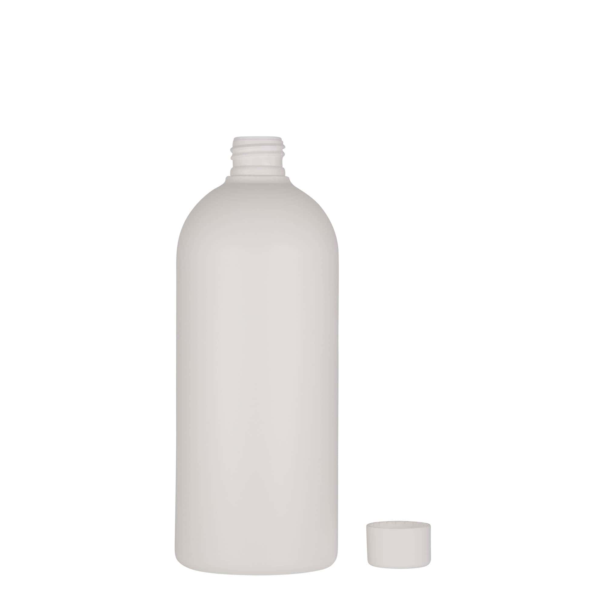 500 ml πλαστικό μπουκάλι 'Tuffy', HDPE, λευκό, στόμιο: 24/410