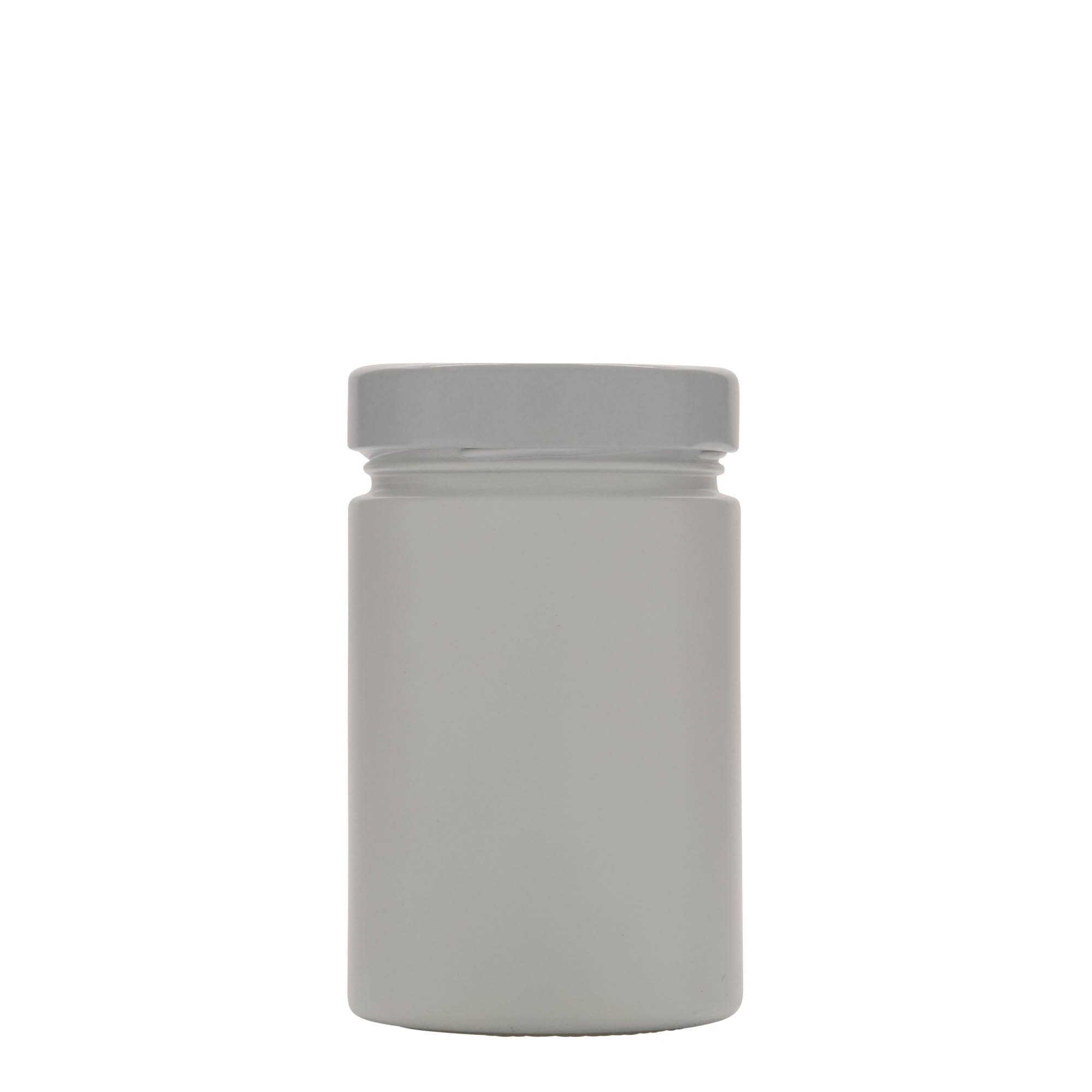 Στρογγυλό βάζο 'Aurora' 327 ml, λευκό, στόμιο: deep twist-off (DTO 66)