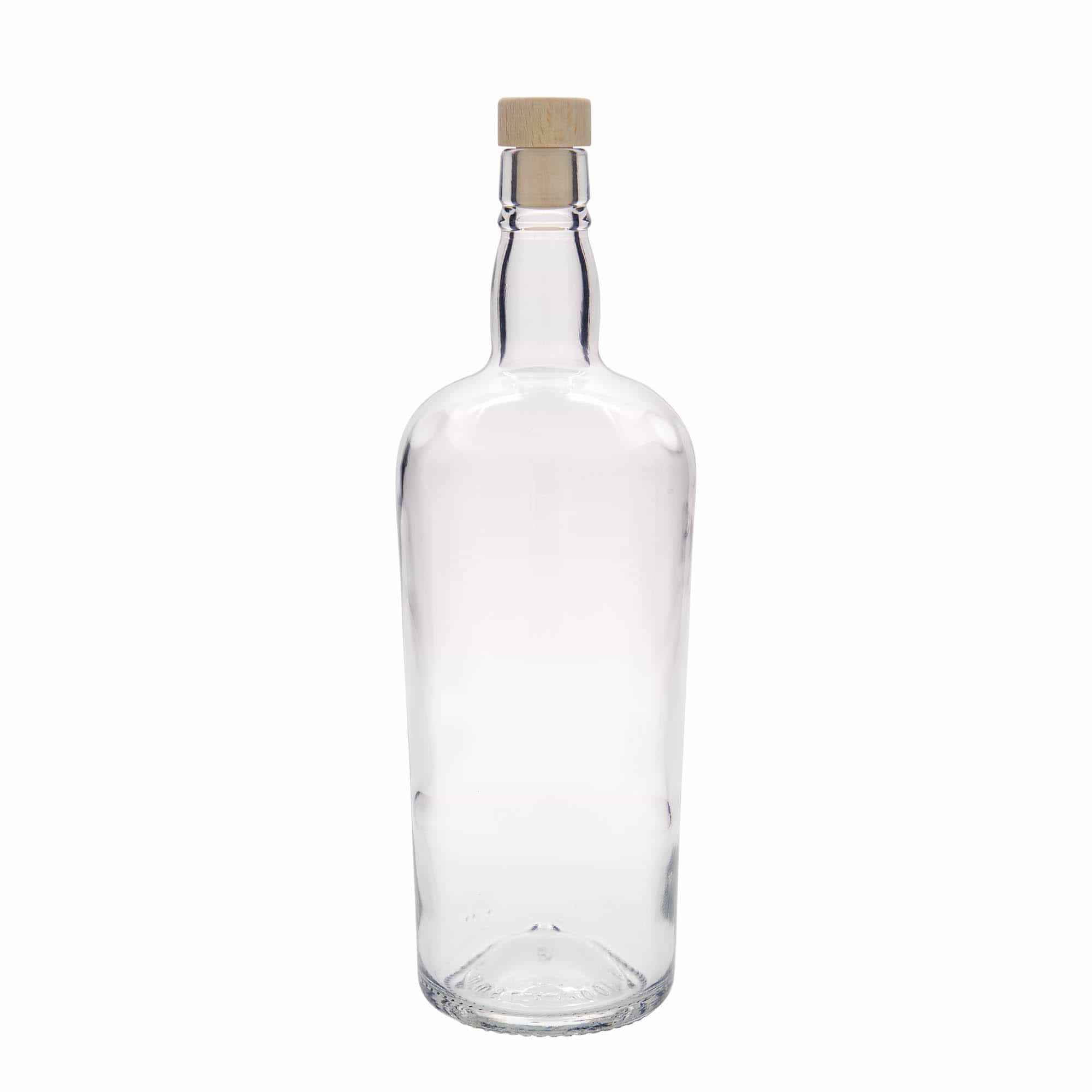 Γυάλινο μπουκάλι 'Edinburgh' 1000 ml, στόμιο: φελλός