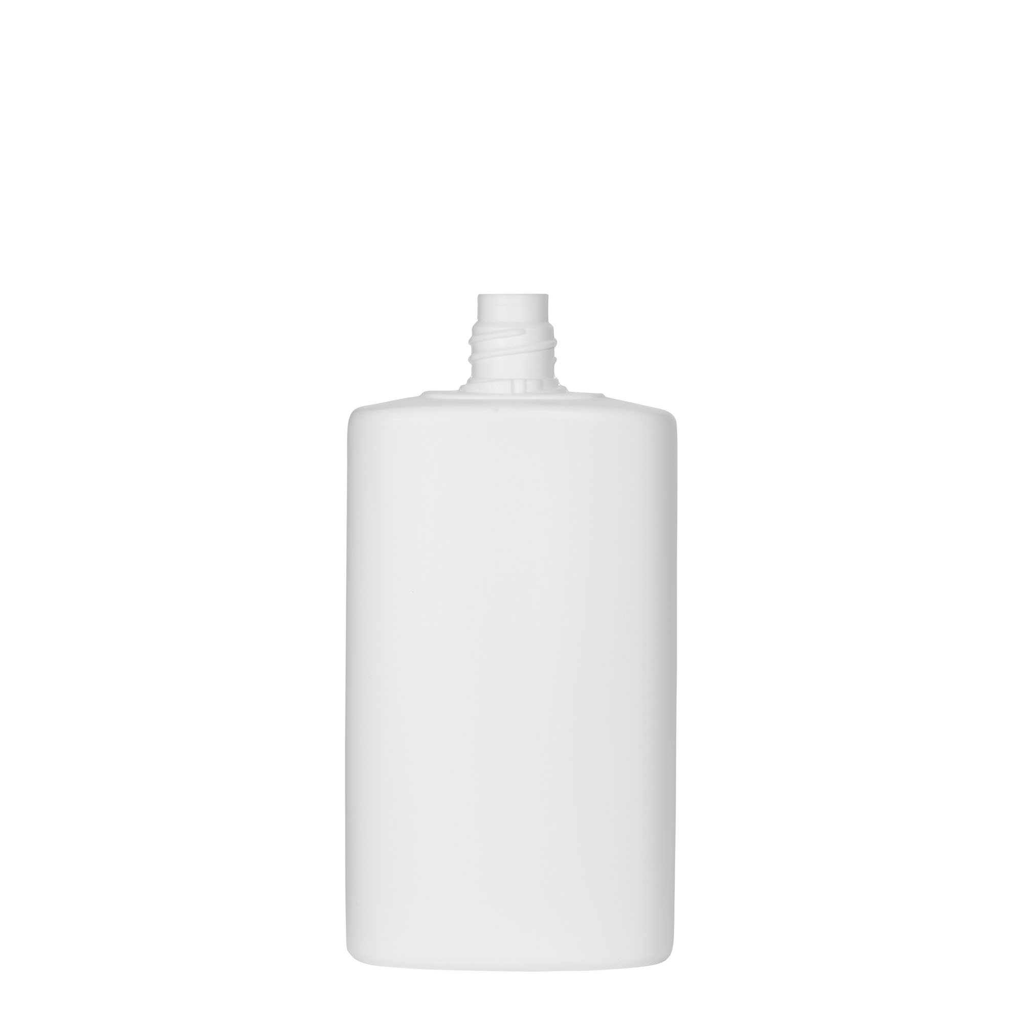 Πλαστικό μπουκάλι 'Indy' 250 ml, οβάλ, HDPE, λευκό, στόμιο: βιδωτό πώμα