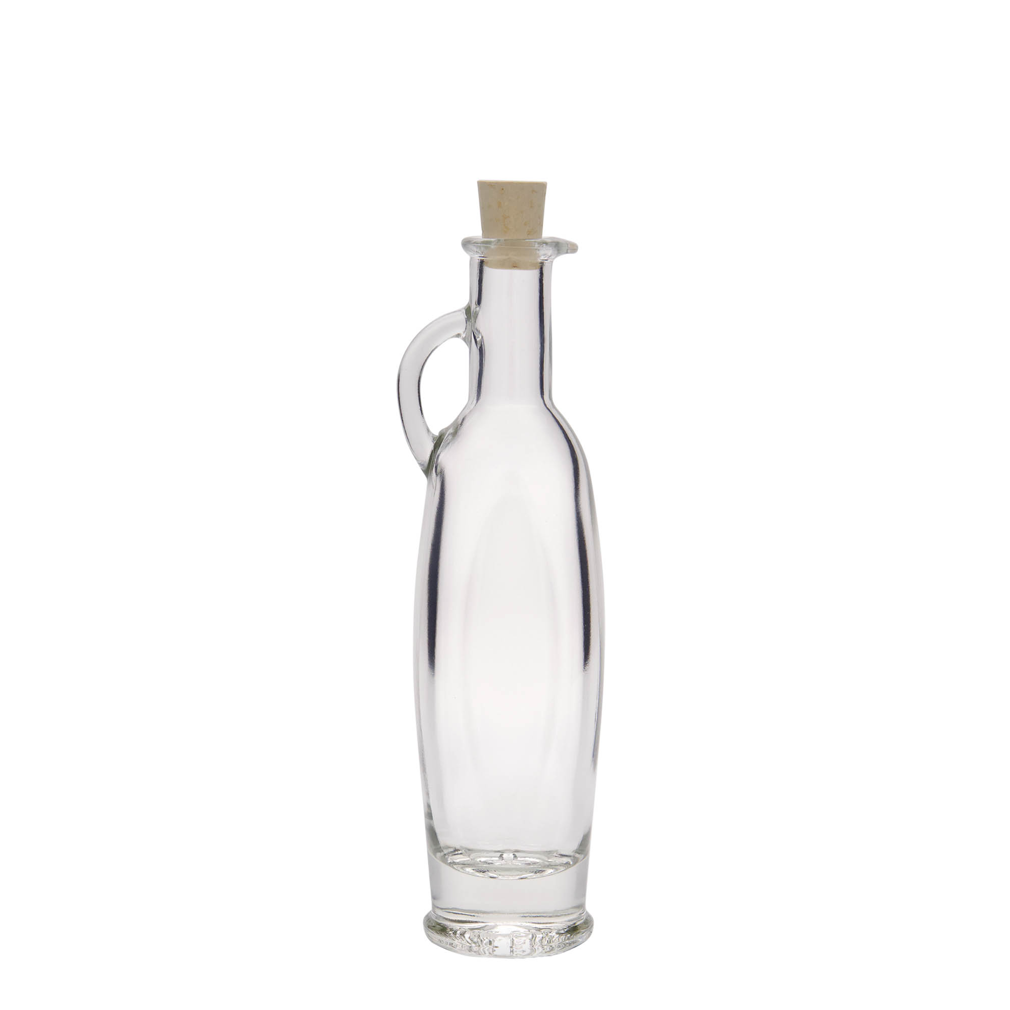 Γυάλινο μπουκάλι 'Eleganta' 100 ml, οβάλ, στόμιο: φελλός