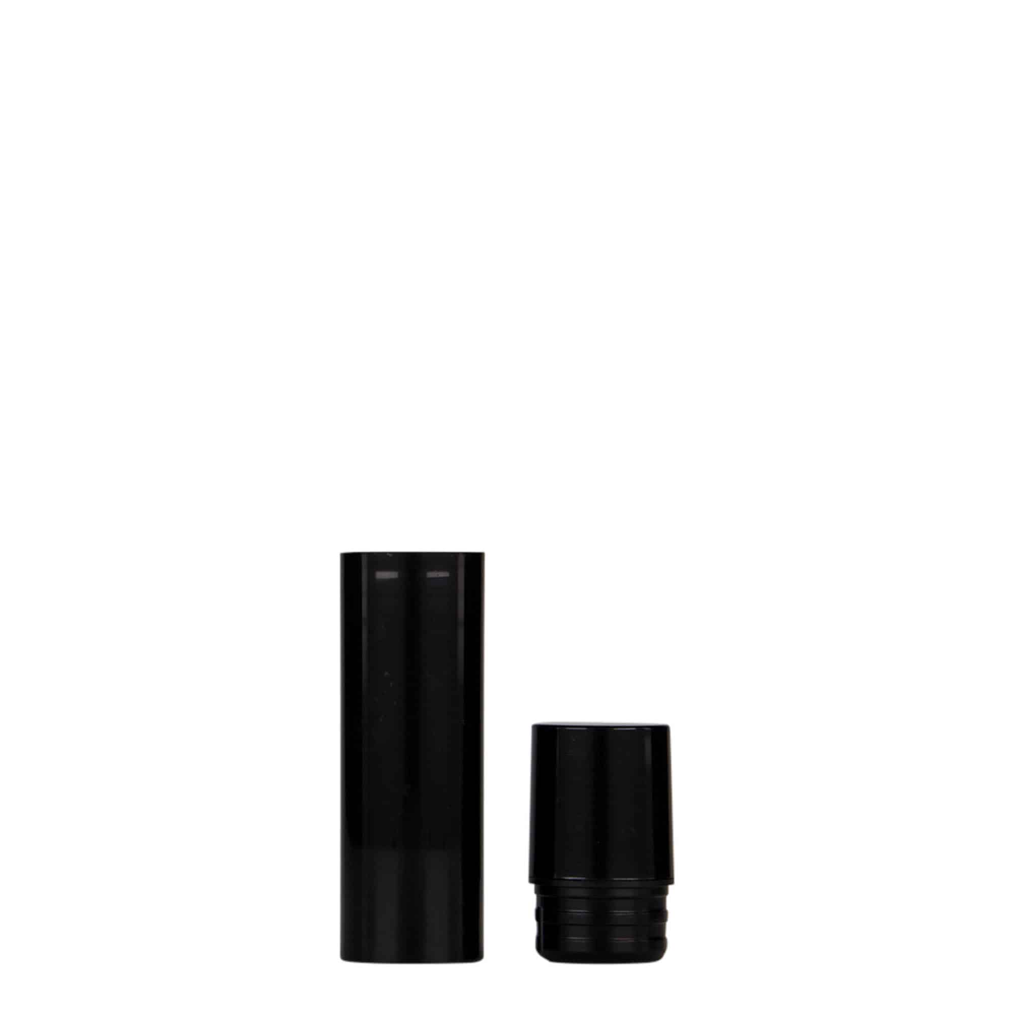 10 ml Airless Διανομέας 'Nano', πλαστικό PP, μαύρο