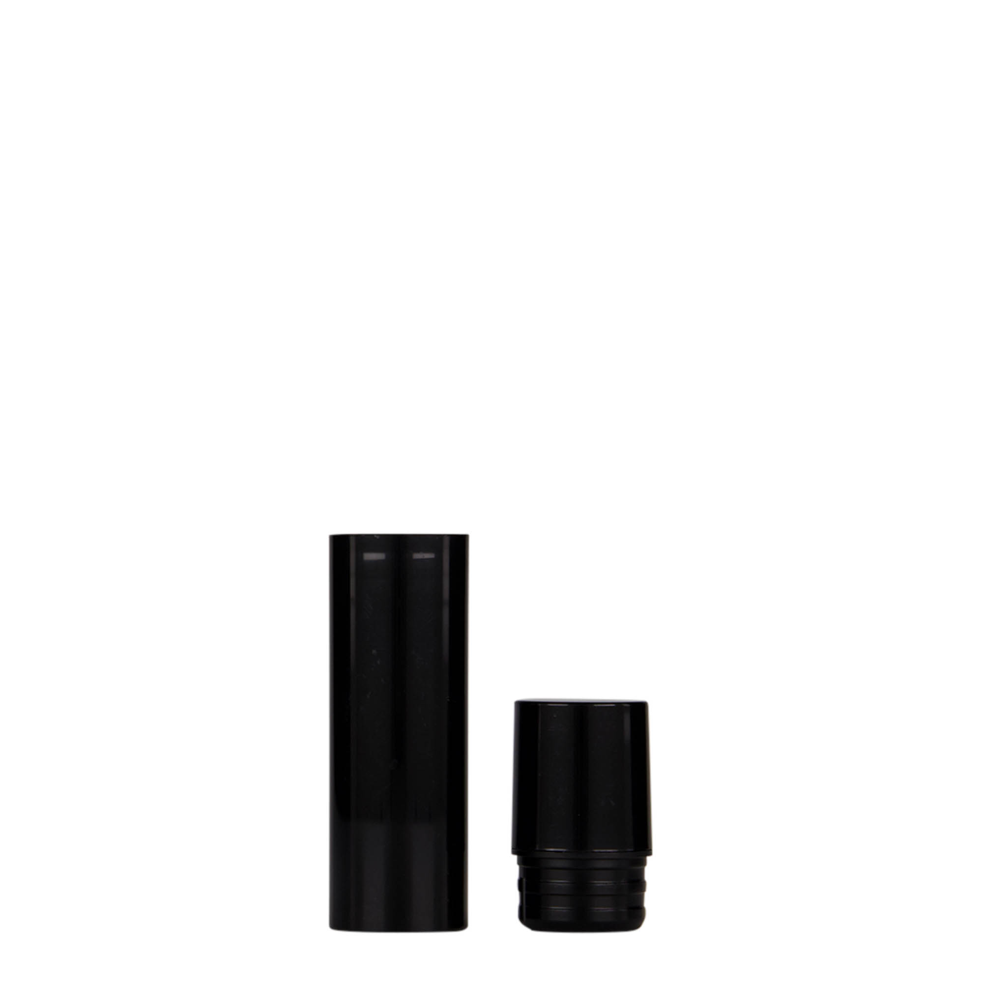 10 ml Airless Διανομέας 'Nano', πλαστικό PP, μαύρο