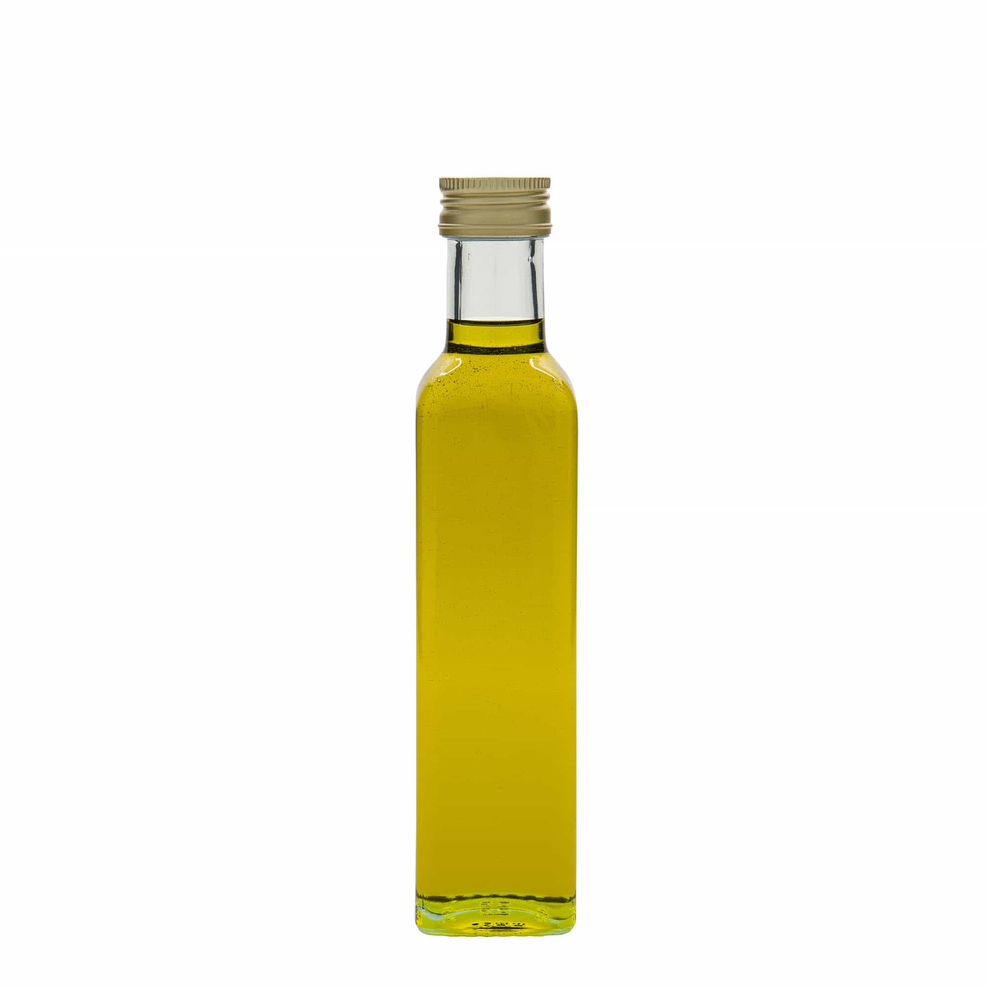 Γυάλινο μπουκάλι 'Marasca' 250 ml, τετράγωνο, στόμιο: PP 31,5
