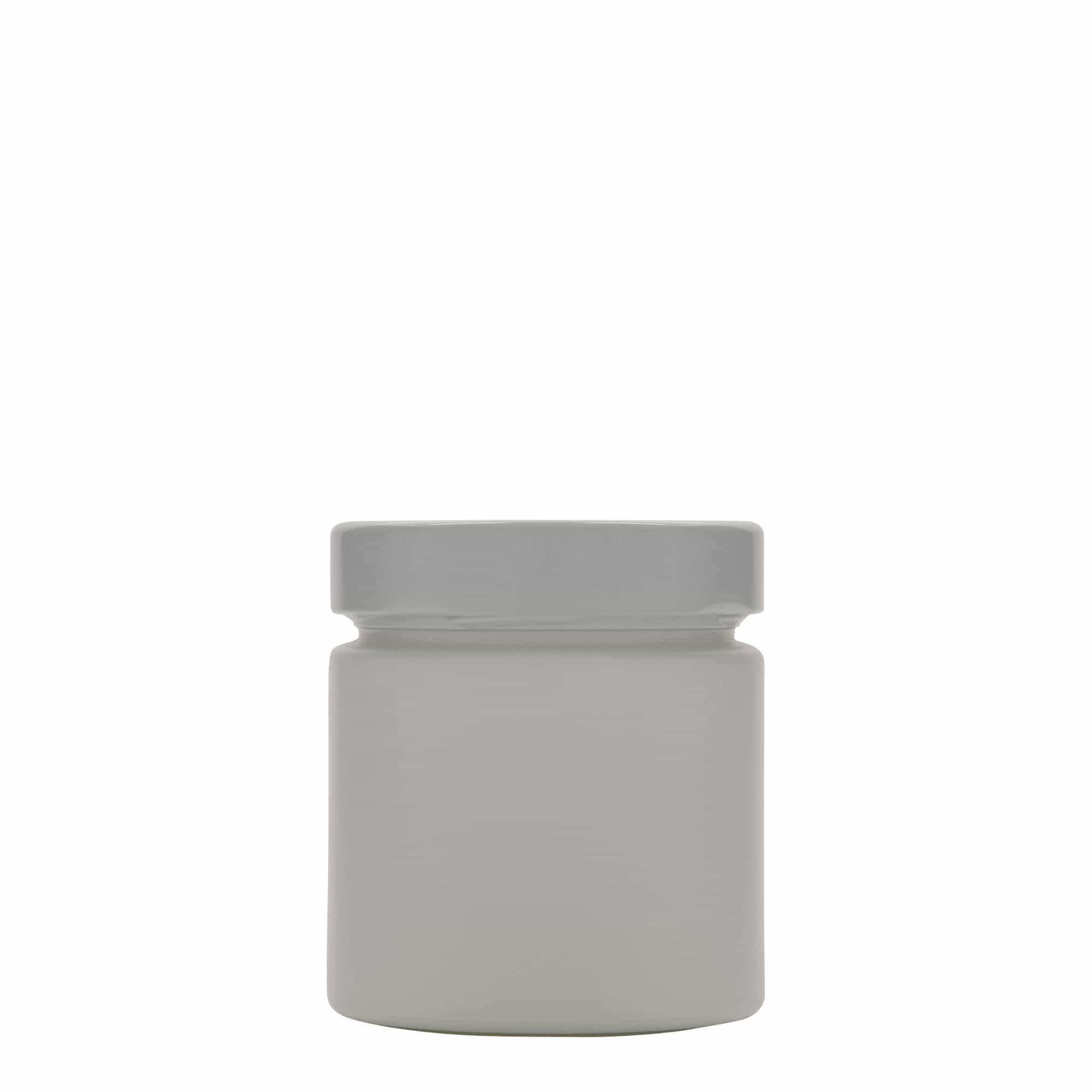 Στρογγυλό βάζο 'Aurora' 220 ml, λευκό, στόμιο: deep twist-off (DTO 66)