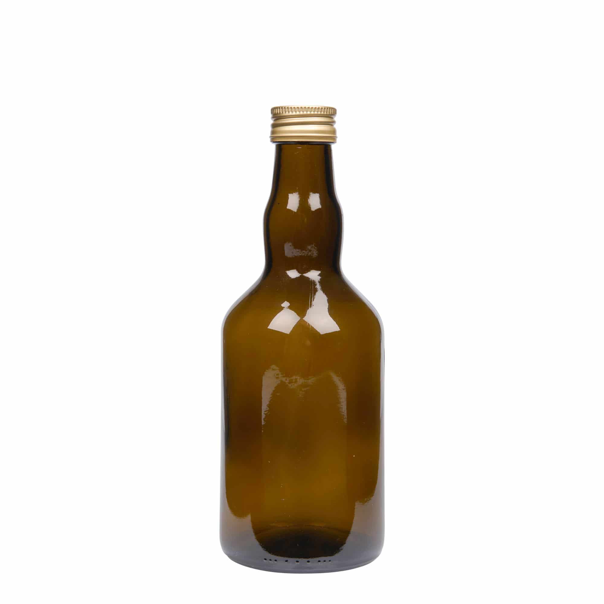 Γυάλινο μπουκάλι 'Olona' 500 ml, πράσινο αντικέ, στόμιο: PP 31,5