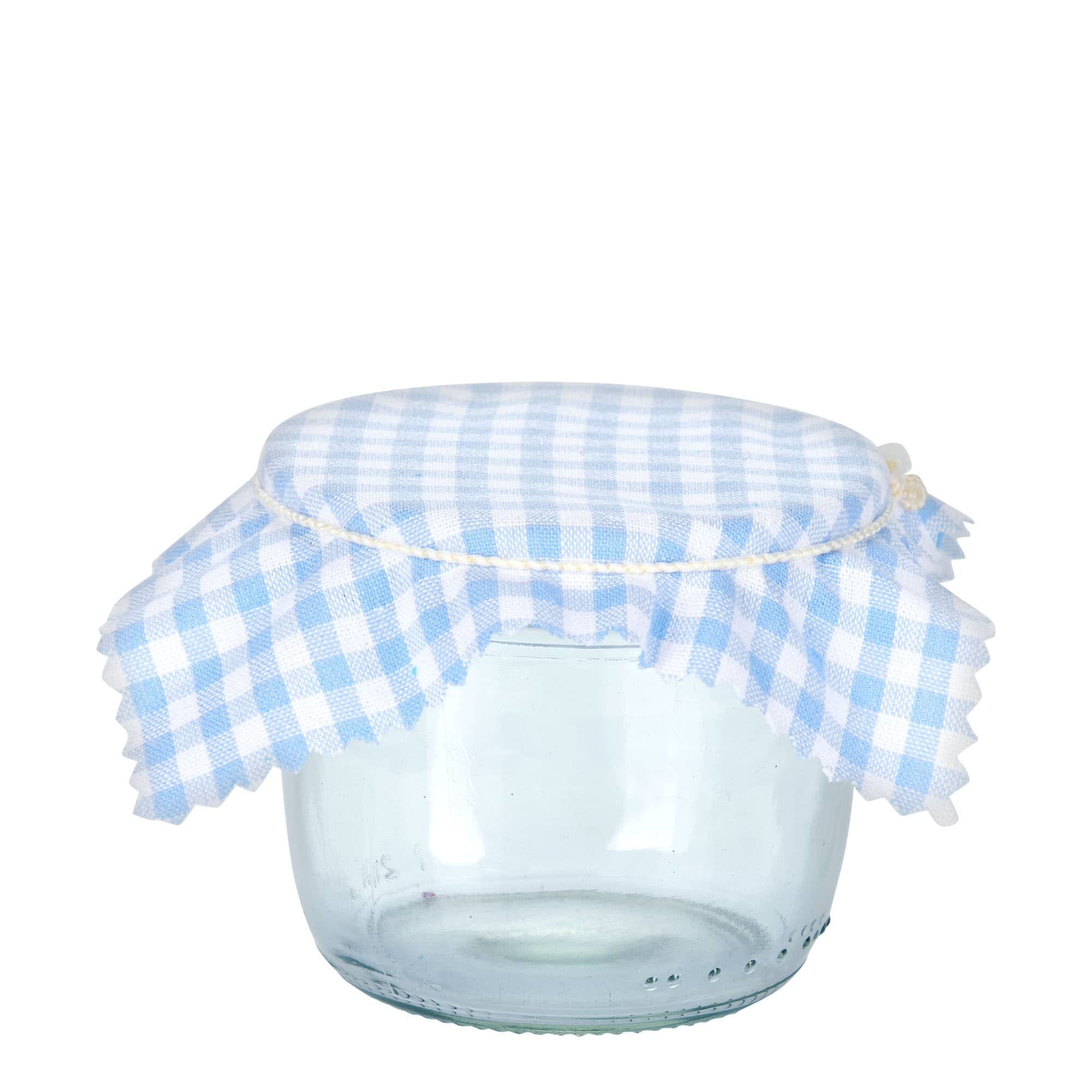 Καρό υφασμάτινο κάλυμμα 12x12, τετράγωνο, ύφασμα, γαλάζιο, στόμιο: TO38-TO53