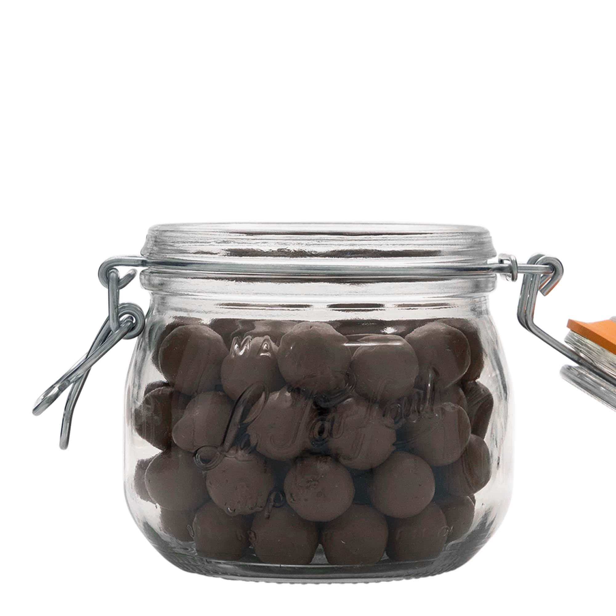 Βάζο με καπάκι με κλιπ 'Le Parfait Super Bocal' 500 ml, στόμιο: καπάκι με κλιπ