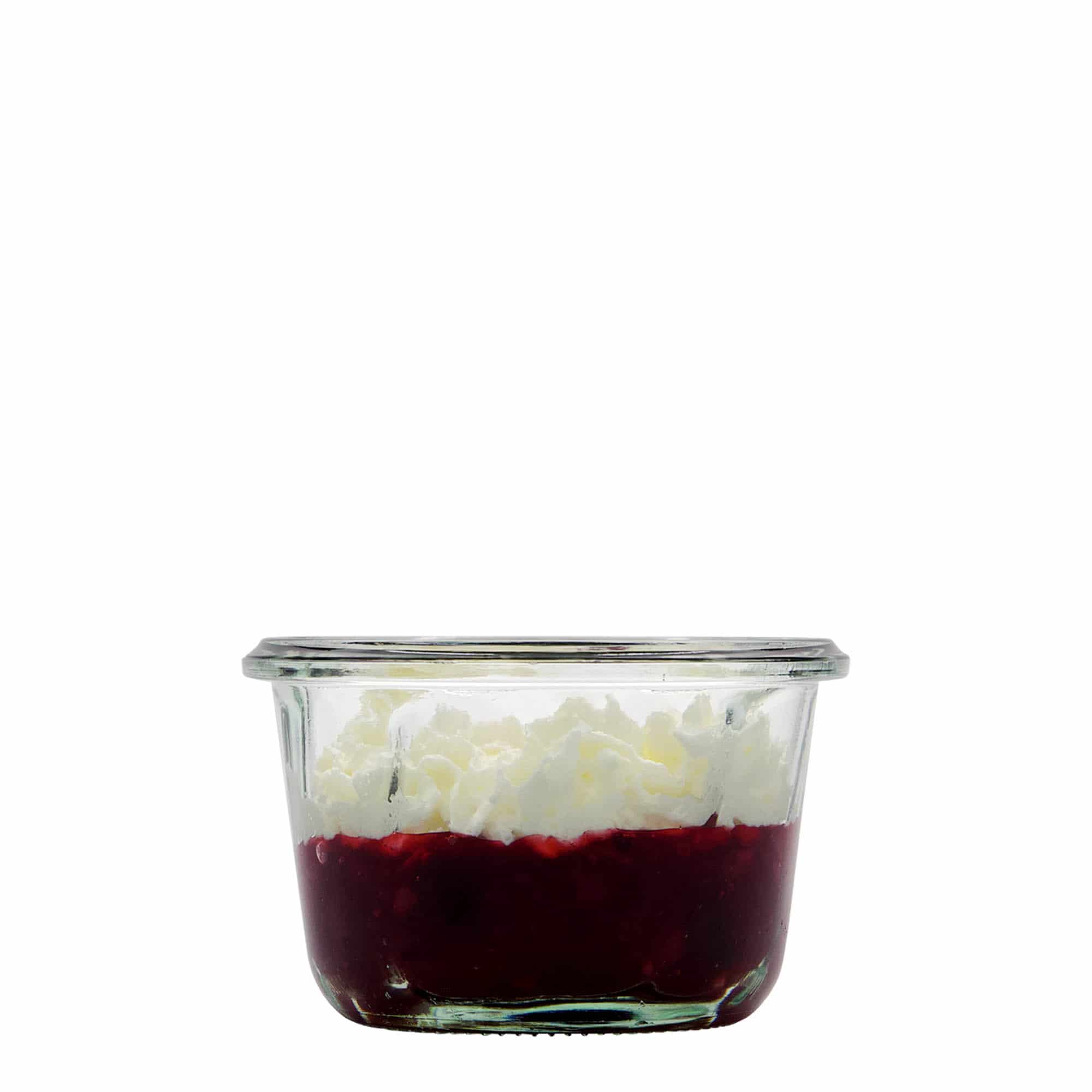 Βάζο σε σχήμα φόρμας για κέικ WECK 165 ml, στόμιο: στρογγυλεμένο χείλος