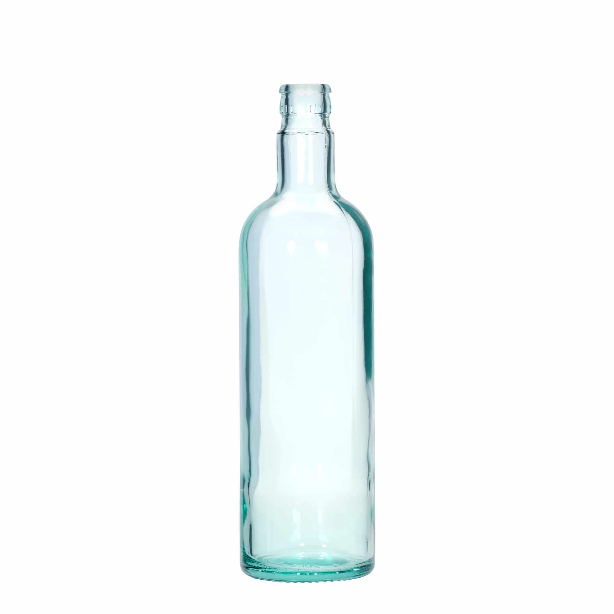 750 ml μπουκάλι ξυδιού/λαδιού 'Willy New', γυαλί, ανοιχτό πράσινο, στόμιο: DOP