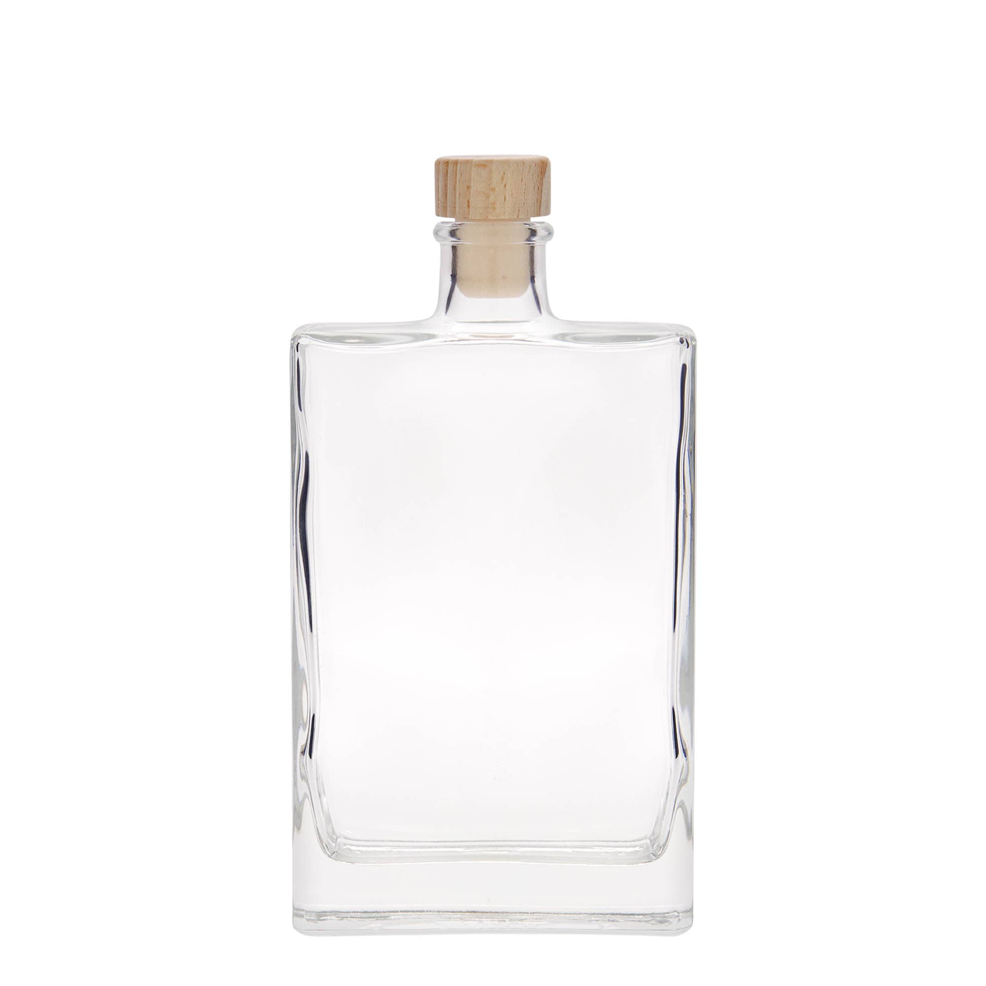 Γυάλινο μπουκάλι 'Julia' 350 ml, ορθογώνιο, στόμιο: φελλός