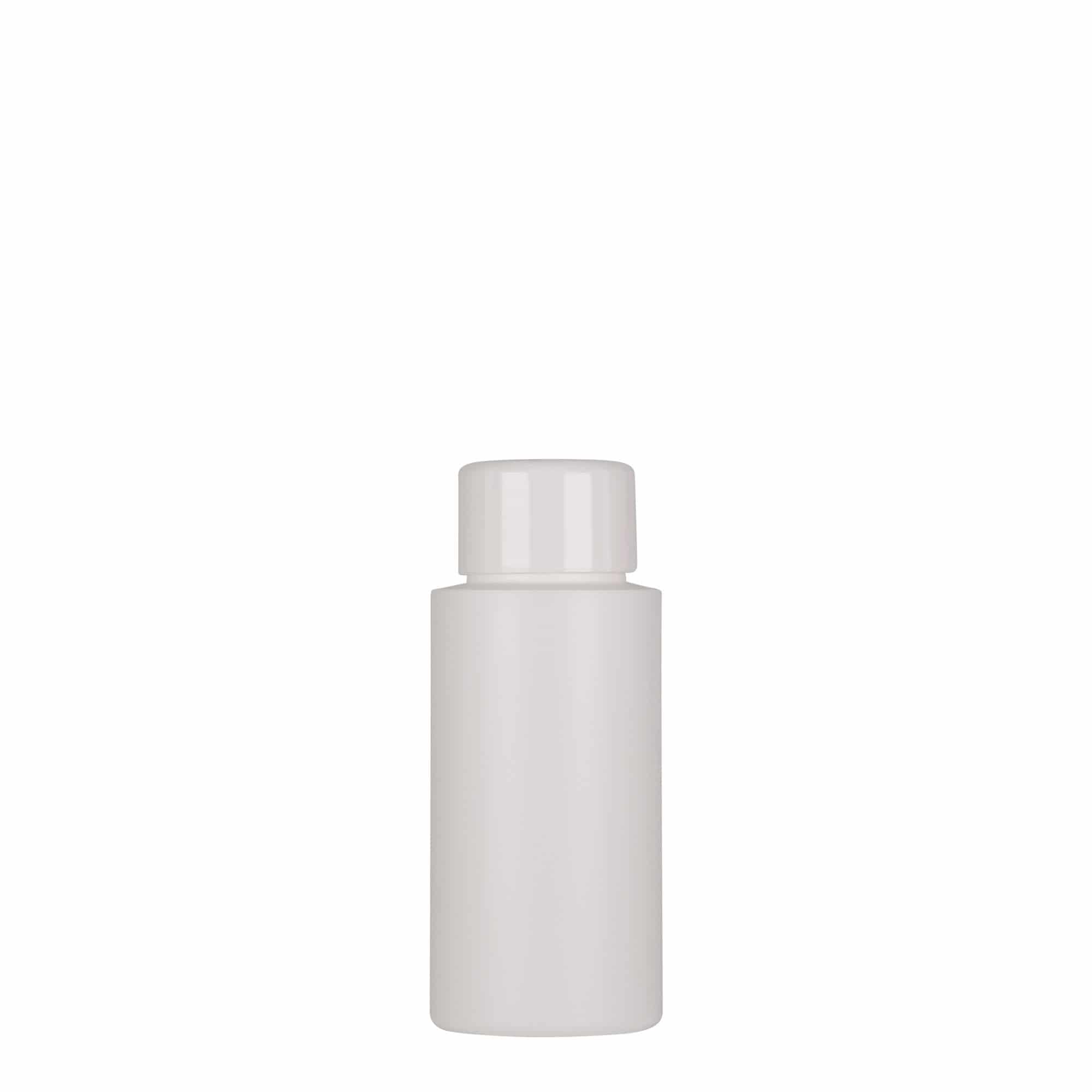 Πλαστικό μπουκάλι 'Pipe' 50 ml, Green HDPE, λευκό, στόμιο: GPI 24/410