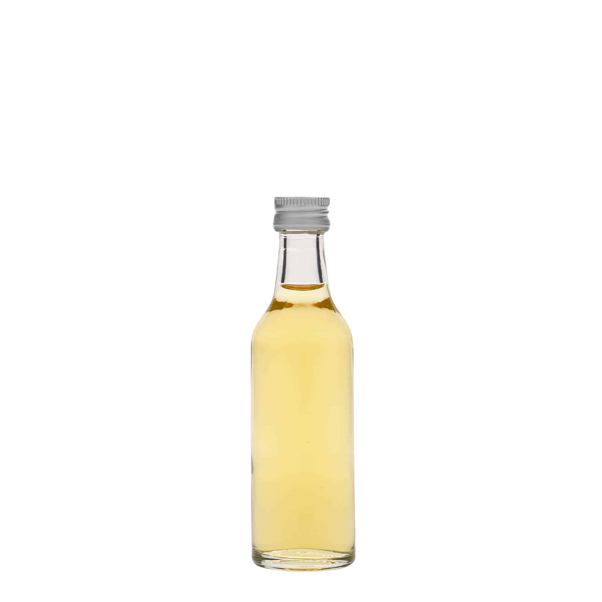 Γυάλινο μπουκάλι με ίσιο λαιμό 50 ml, στόμιο: PP 28