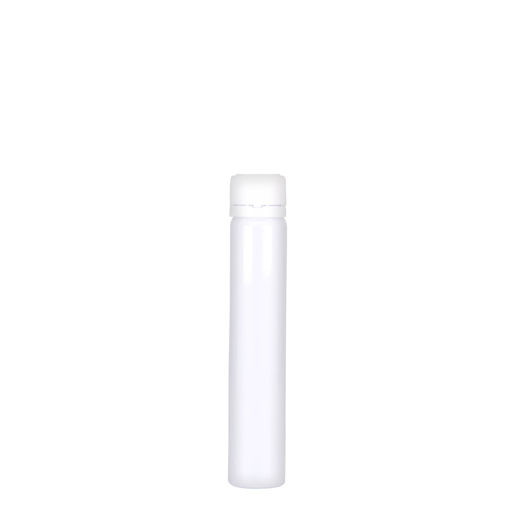 Κύλινδρος PET 25 ml, πλαστικός, λευκός, στόμιο: βιδωτό πώμα