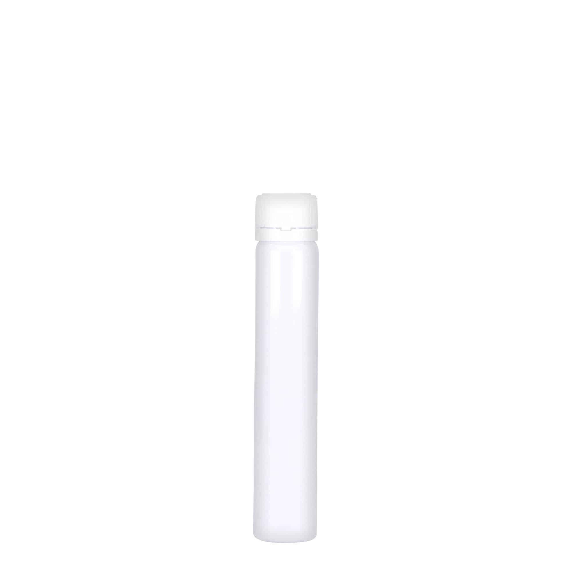 Κύλινδρος PET 25 ml, πλαστικός, λευκός, στόμιο: βιδωτό πώμα