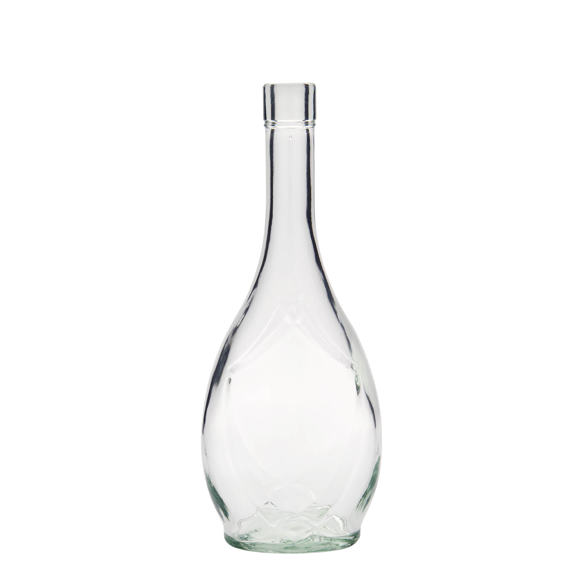 Γυάλινο μπουκάλι 'Saragossa' 500 ml, οβάλ, στόμιο: φελλός